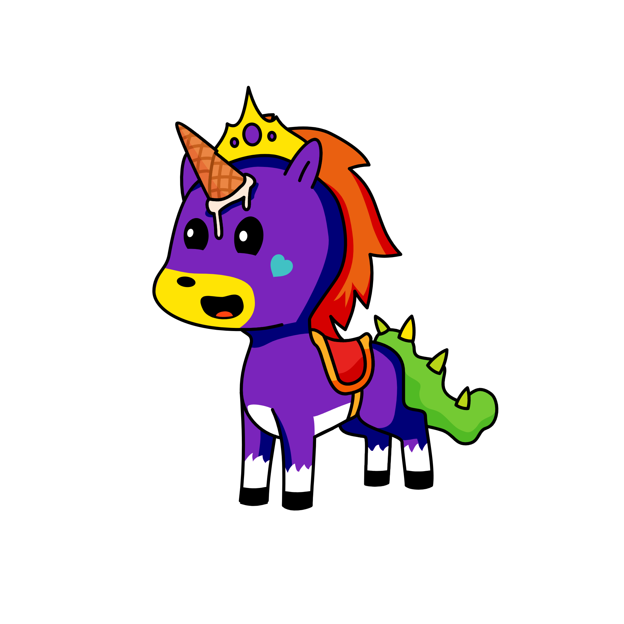 ice cream, the unicorn