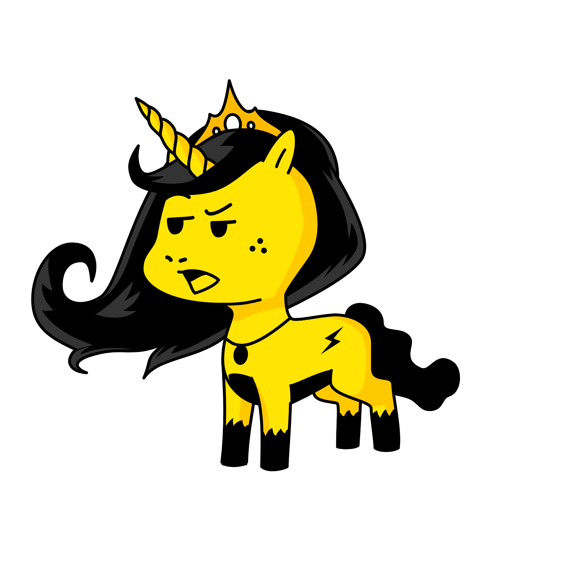 mrs.grumpy, the unicorn