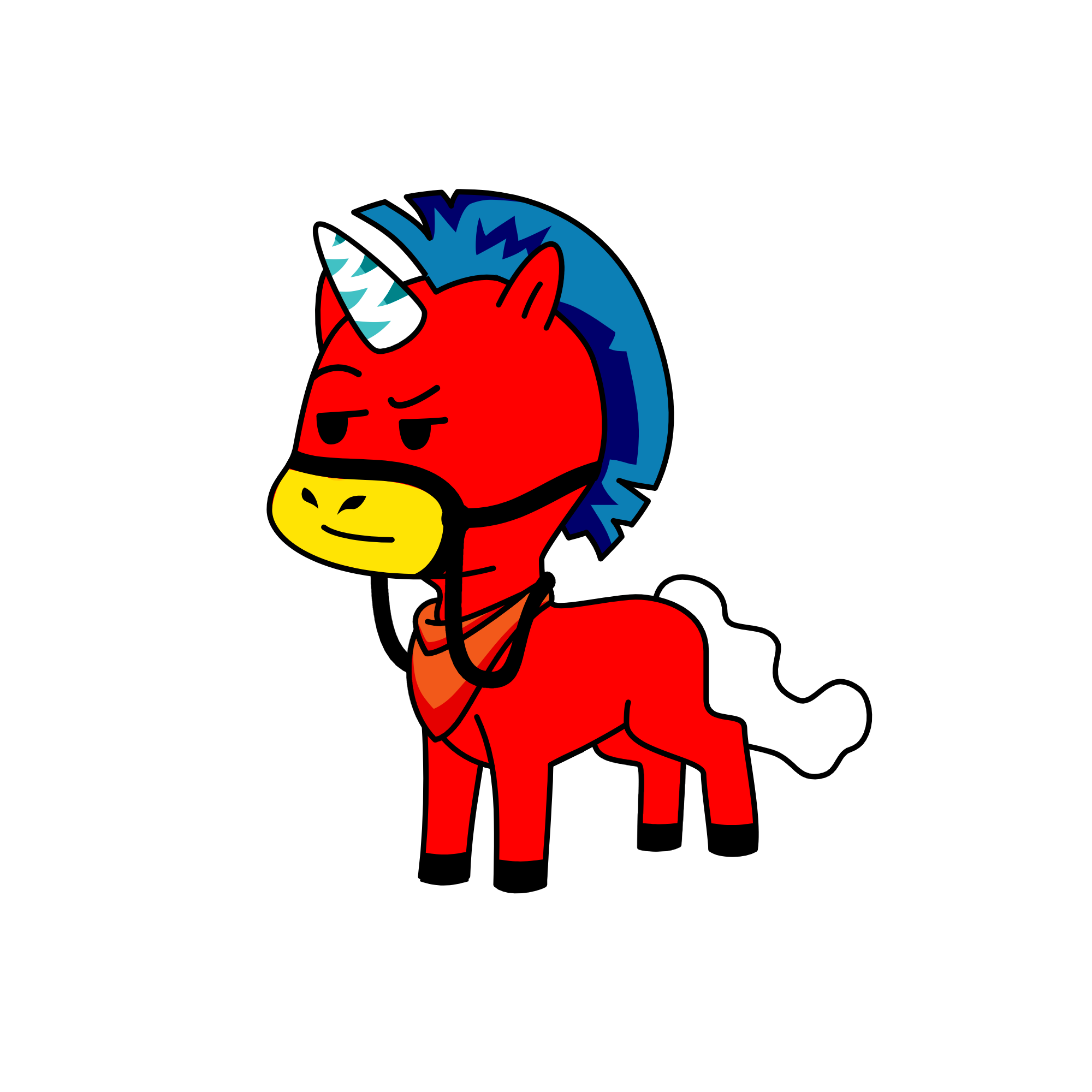 darky, the unicorn