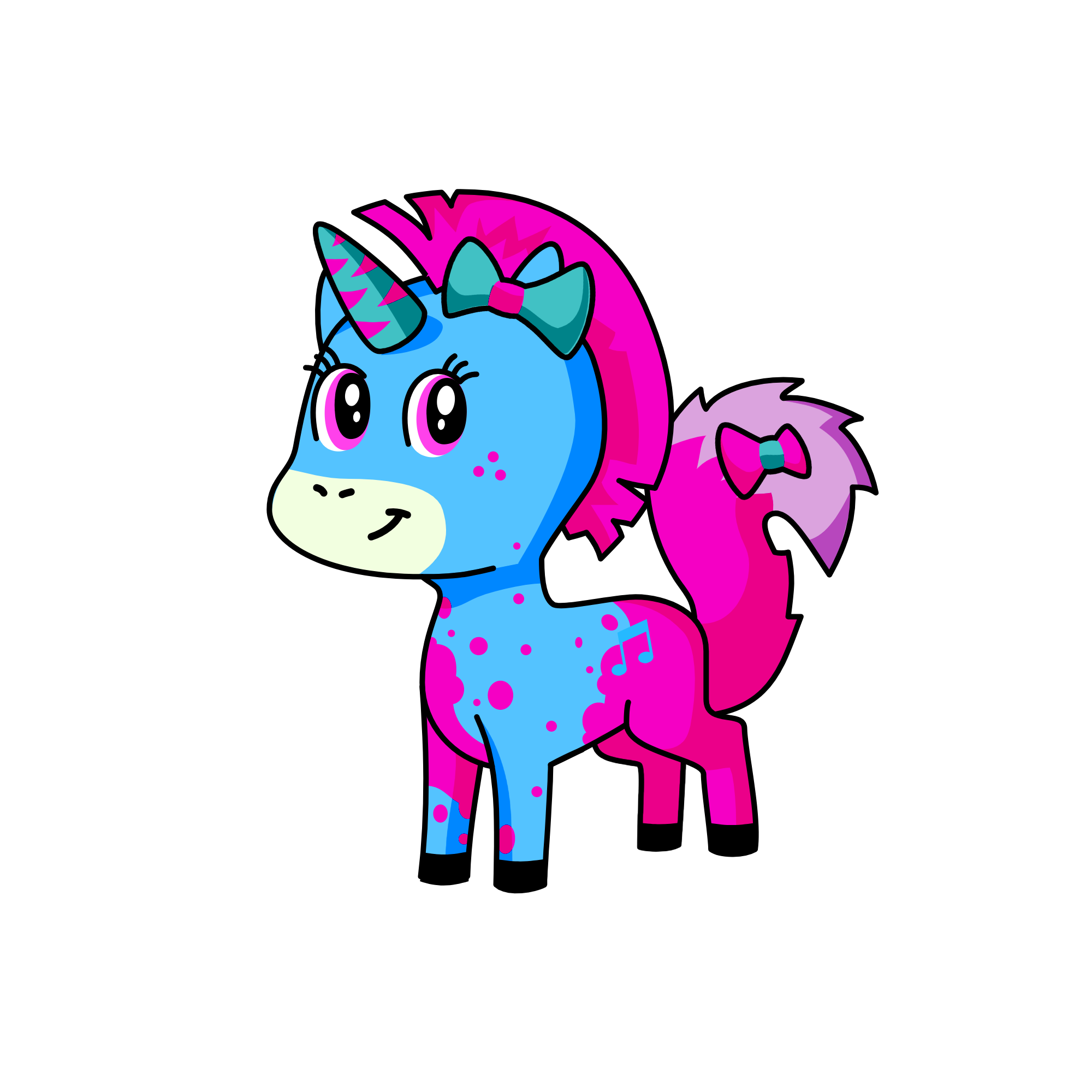Candyfloss, the unicorn