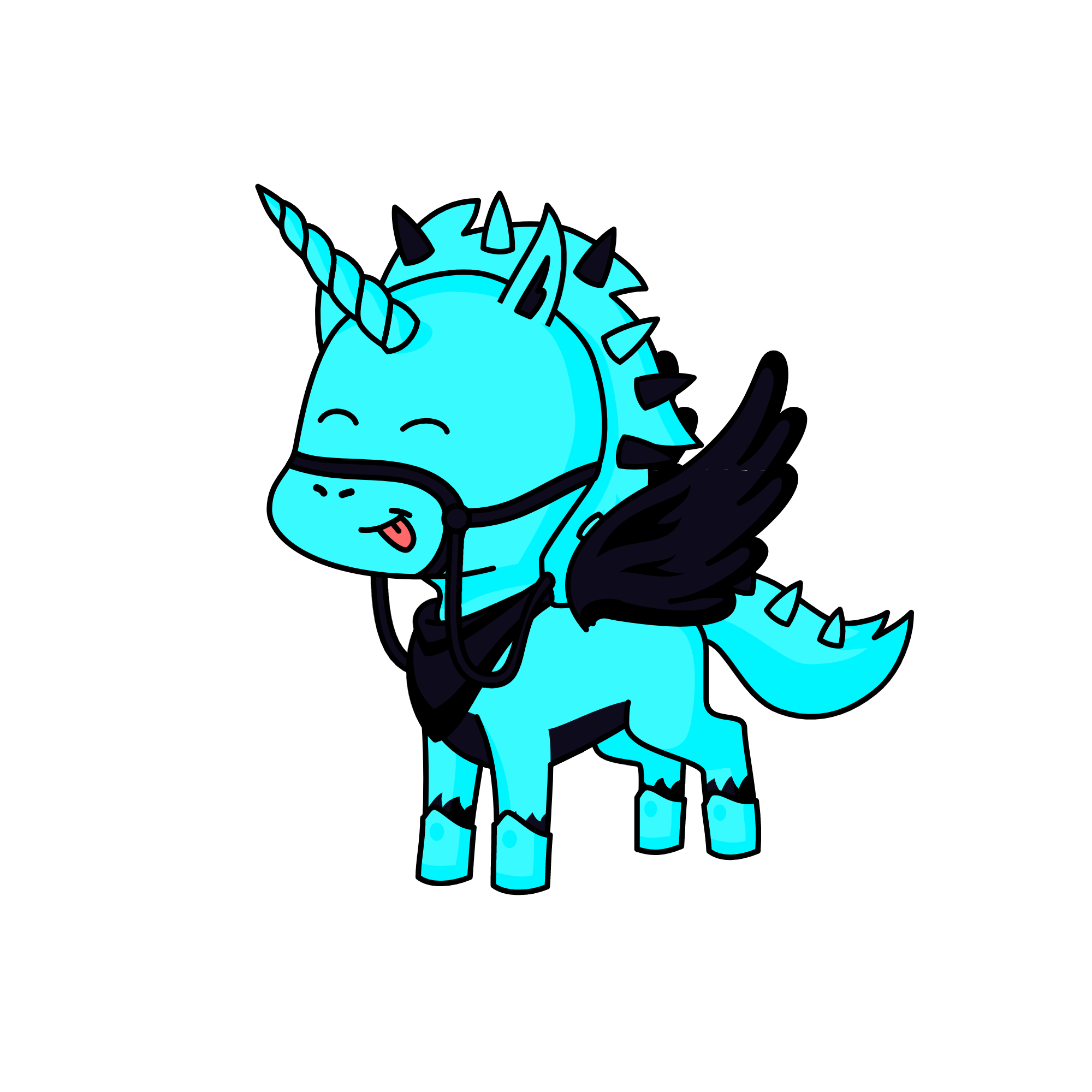 blue beery, the unicorn