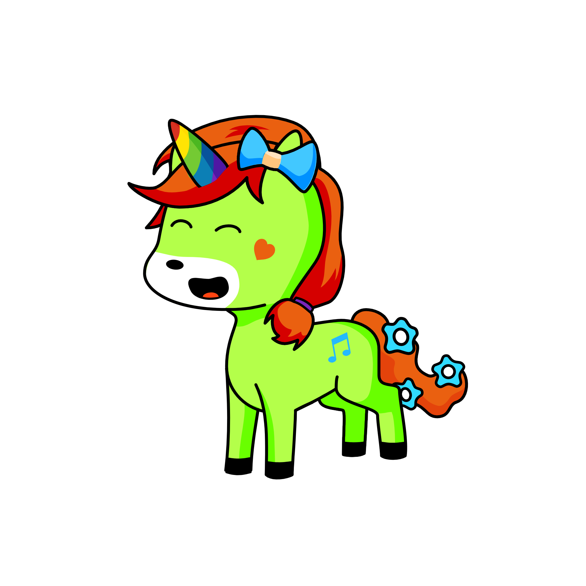 Dance, the unicorn