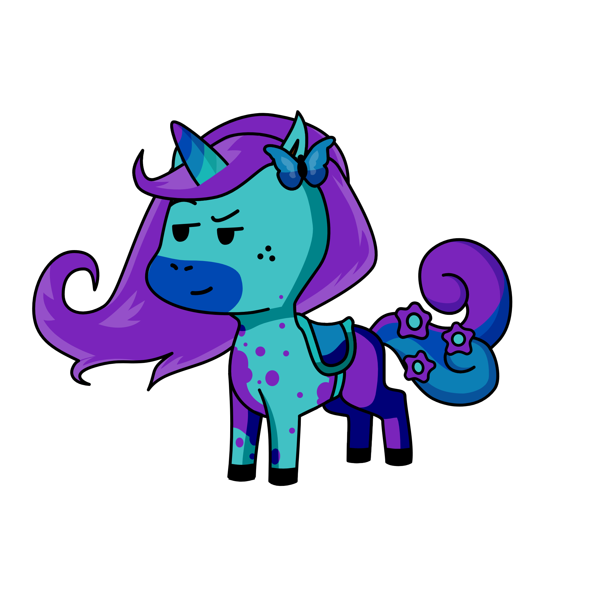 Mrs.galaxy, the unicorn