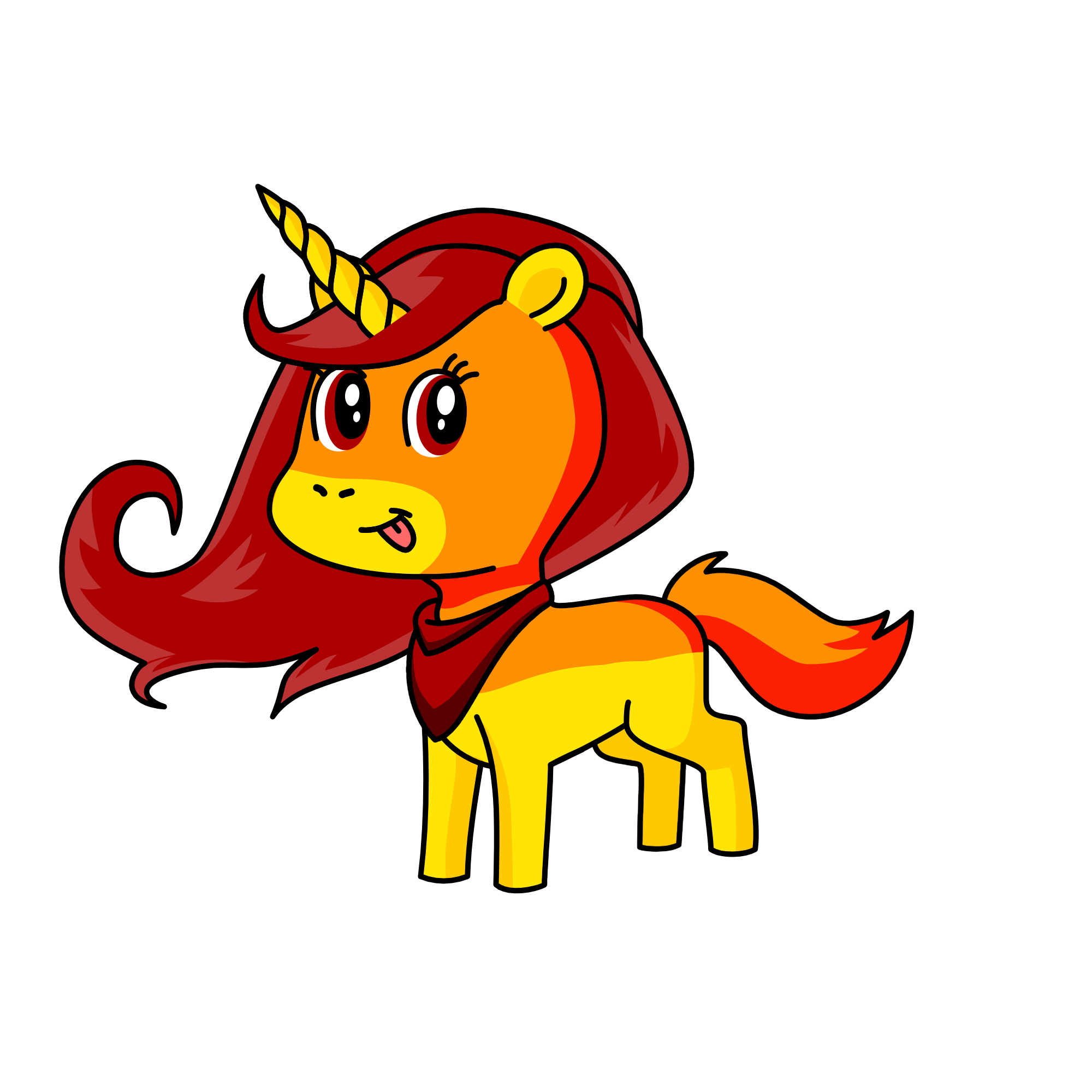 flamesgymnast, the unicorn