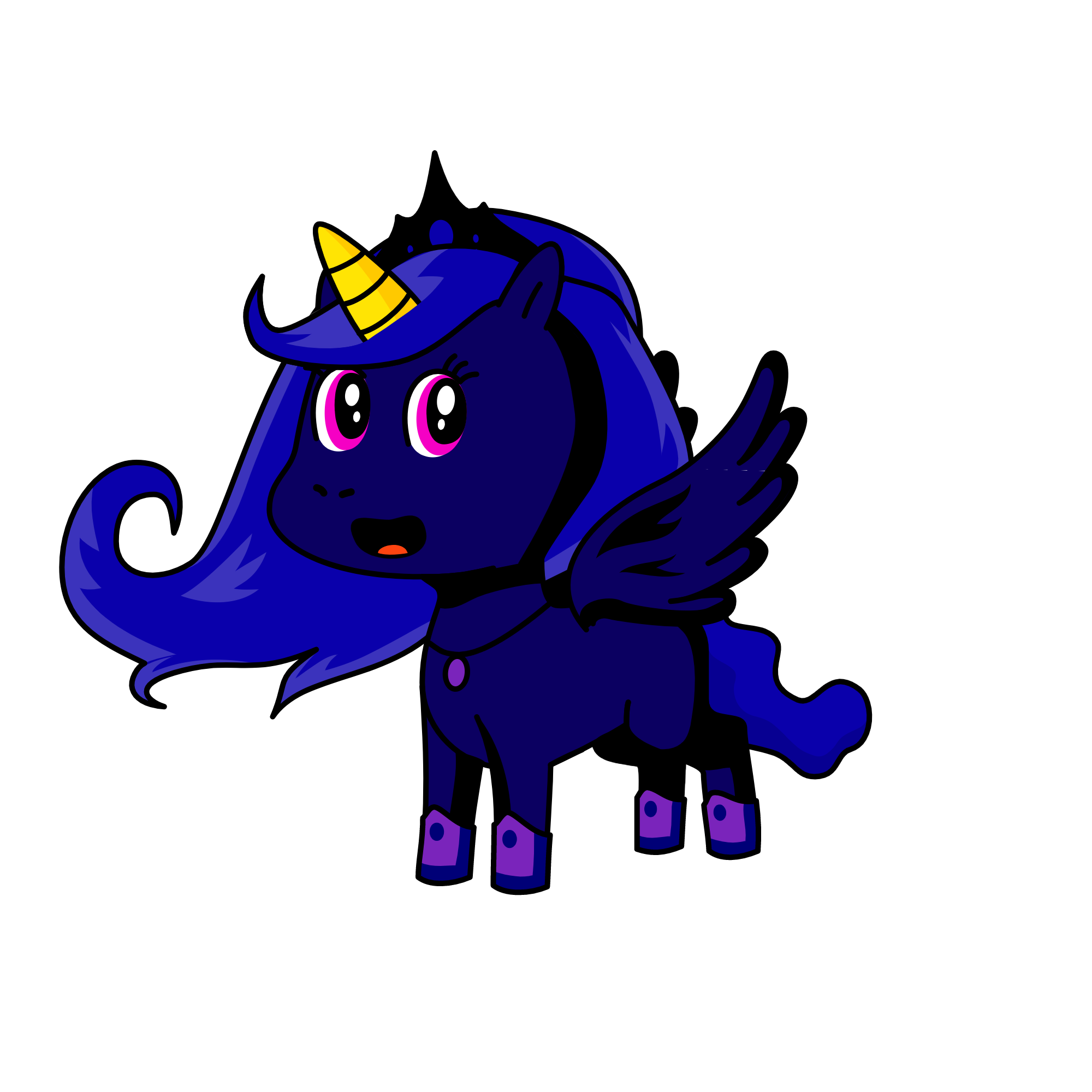 princess luna, the unicorn
