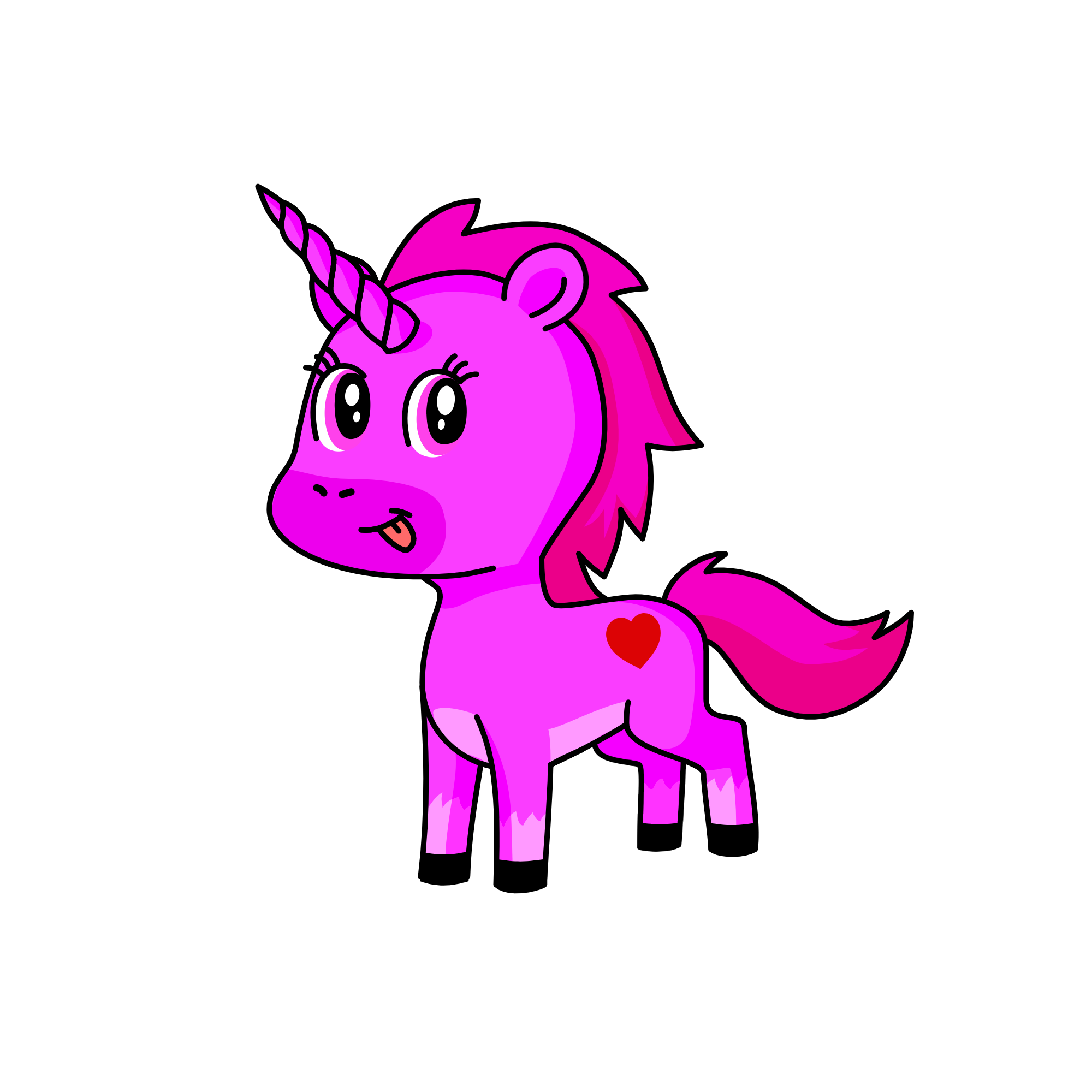 pinkie , the unicorn