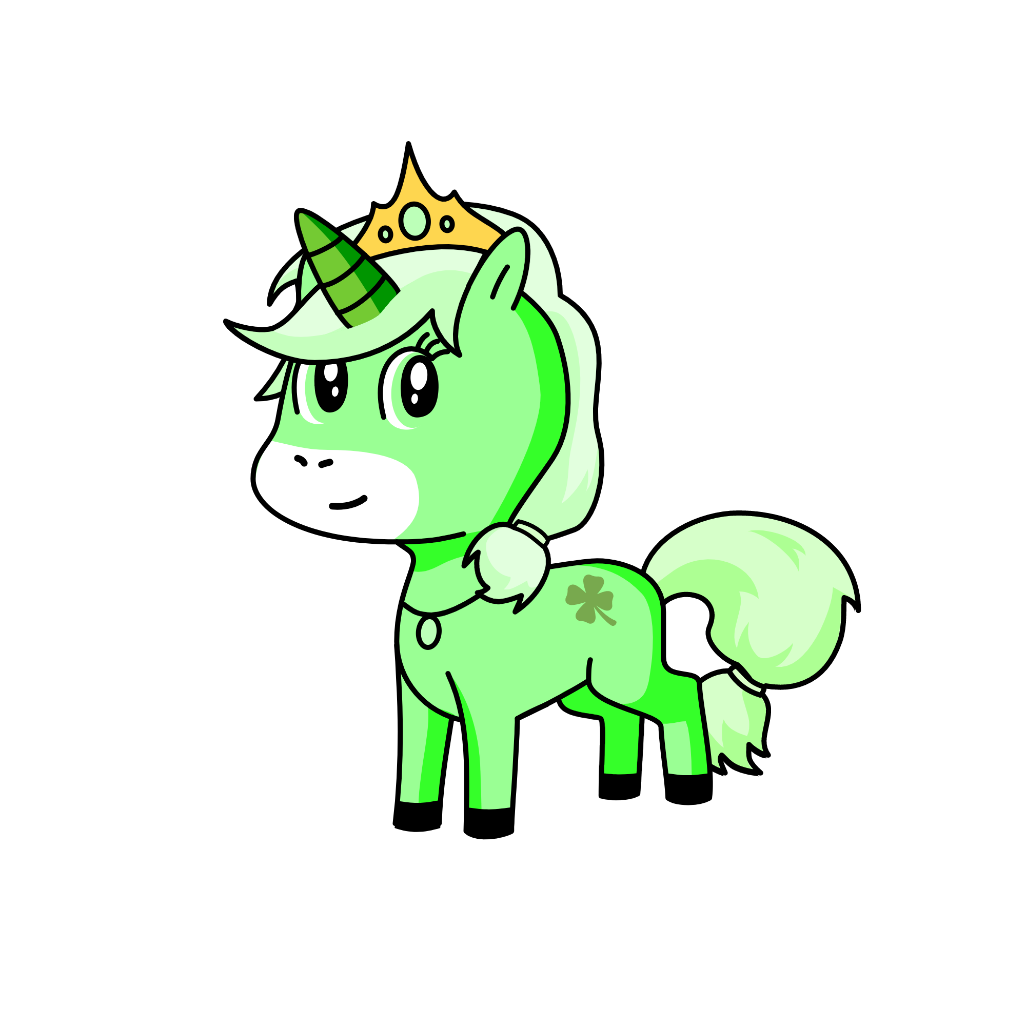 Clover, the unicorn