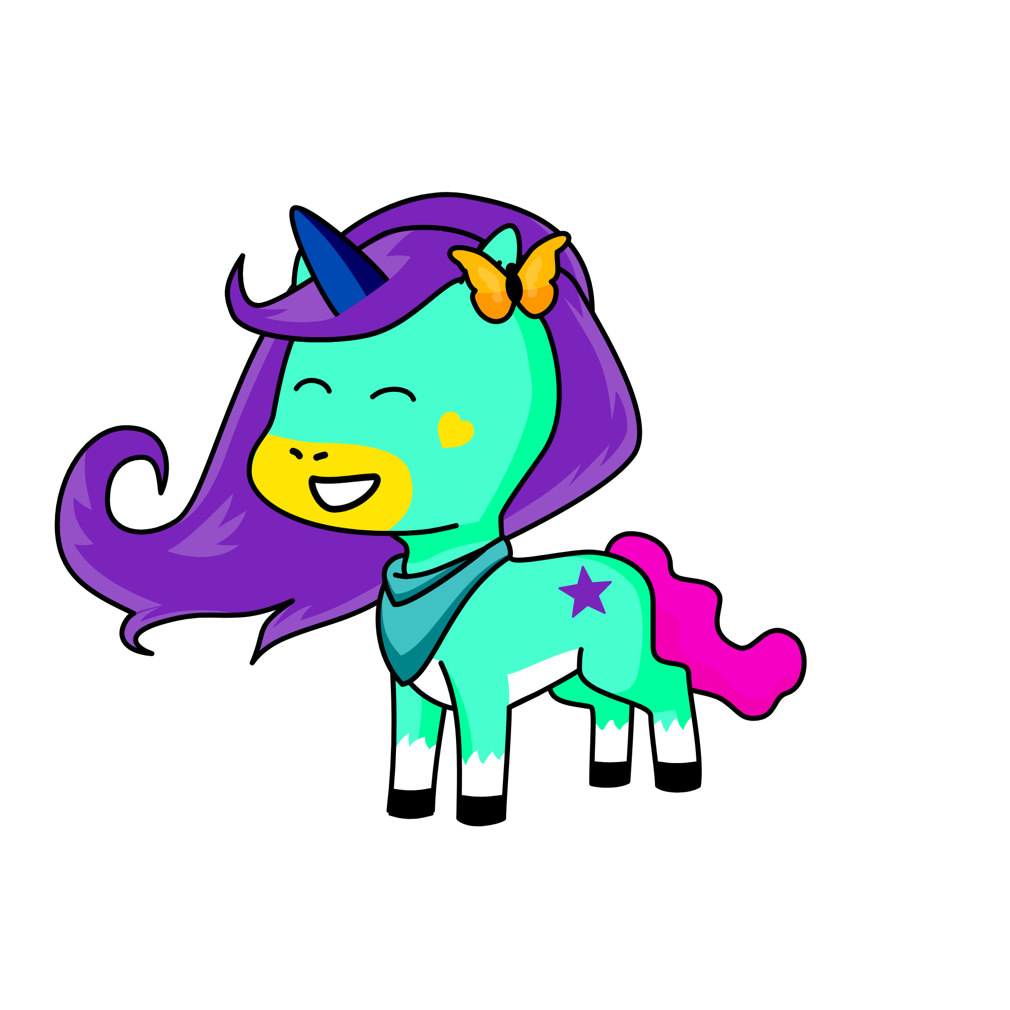 LALALALA, the unicorn