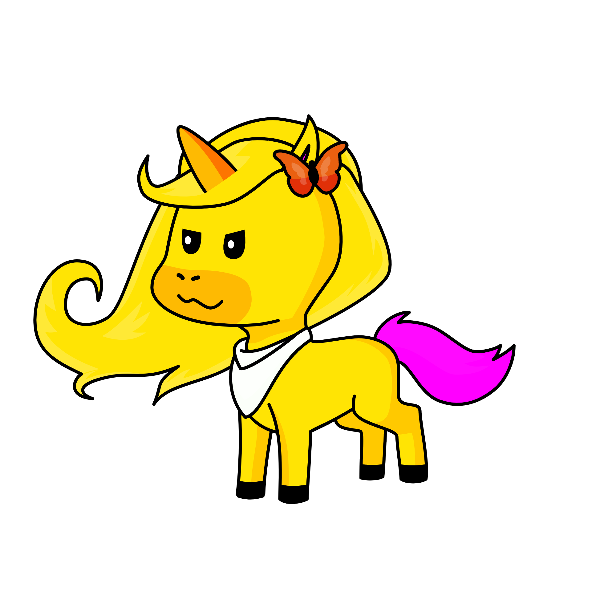 Чика, the unicorn