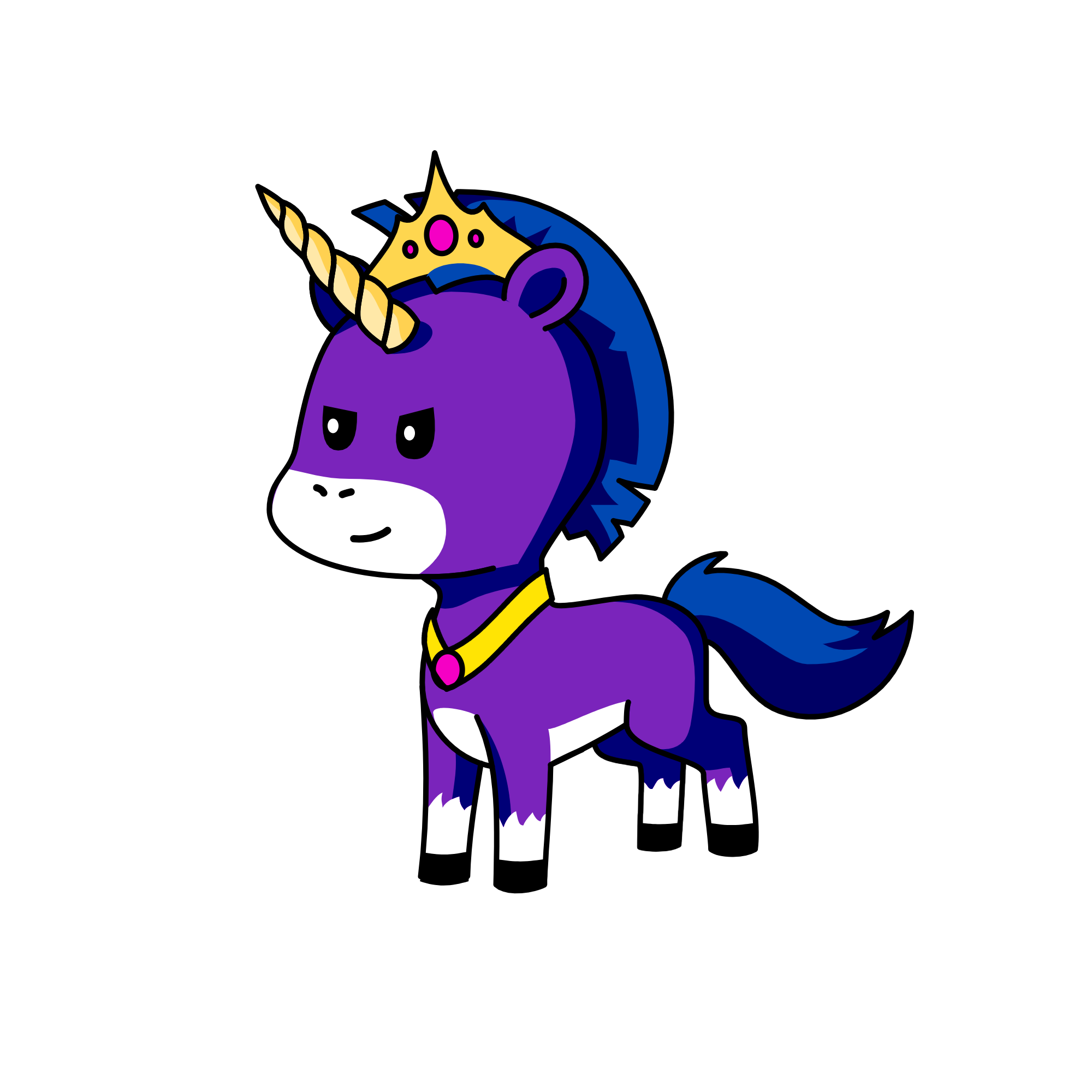 Hoopitiy Blah blah, the unicorn
