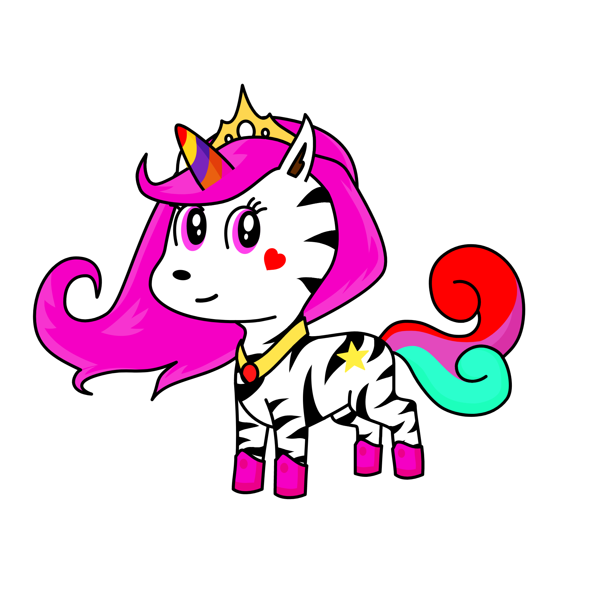 Queen, the unicorn