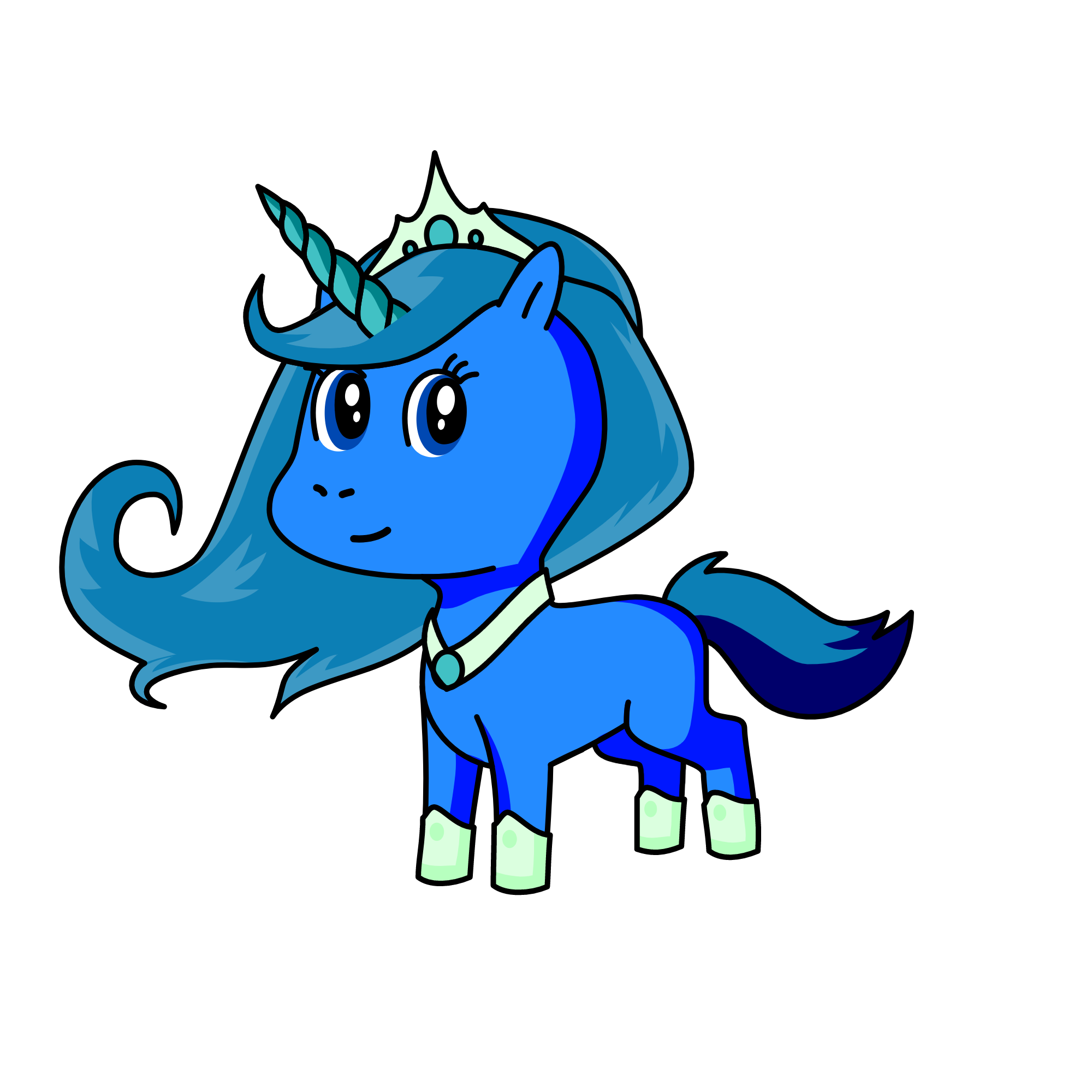Queen Ice, the unicorn