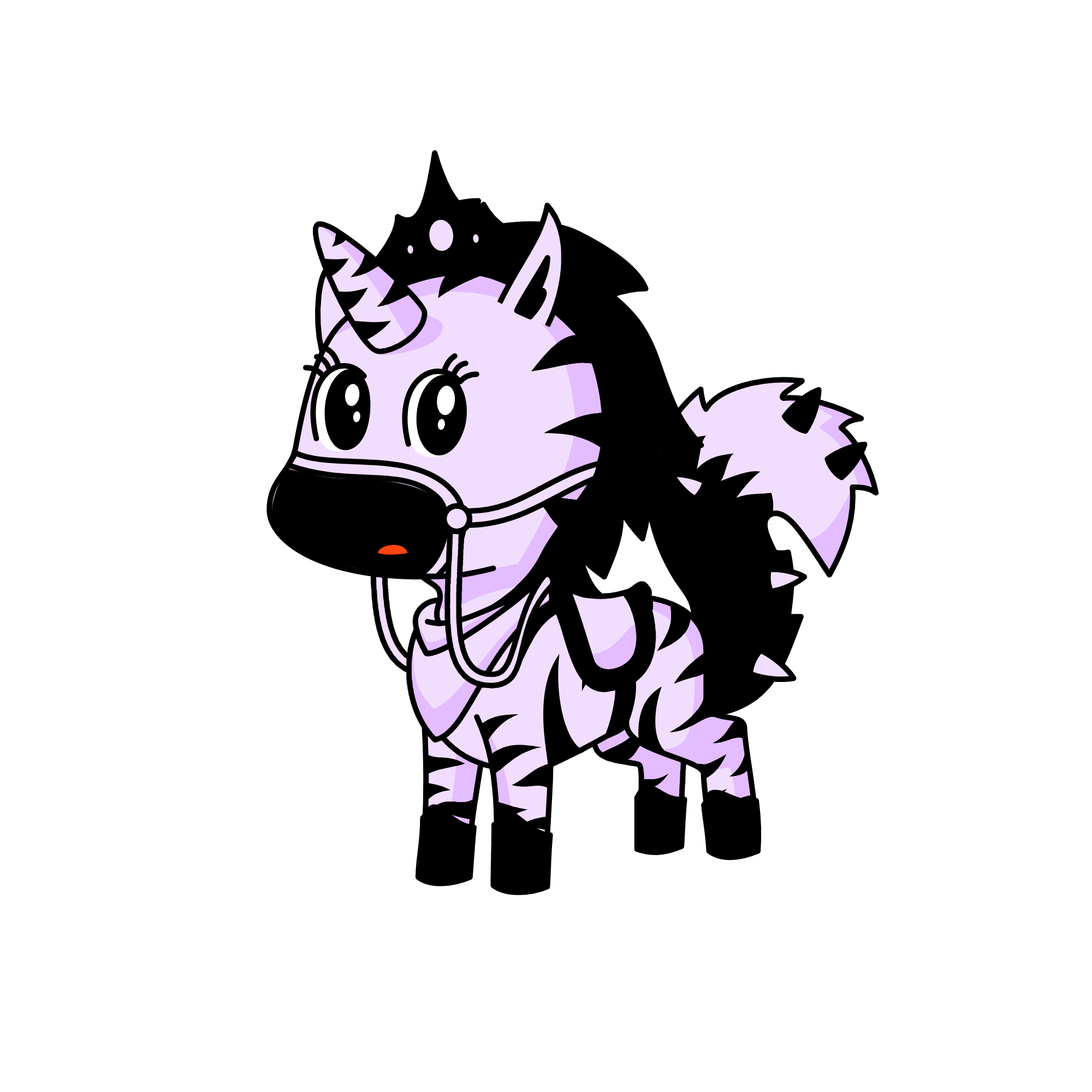 zebra, the unicorn