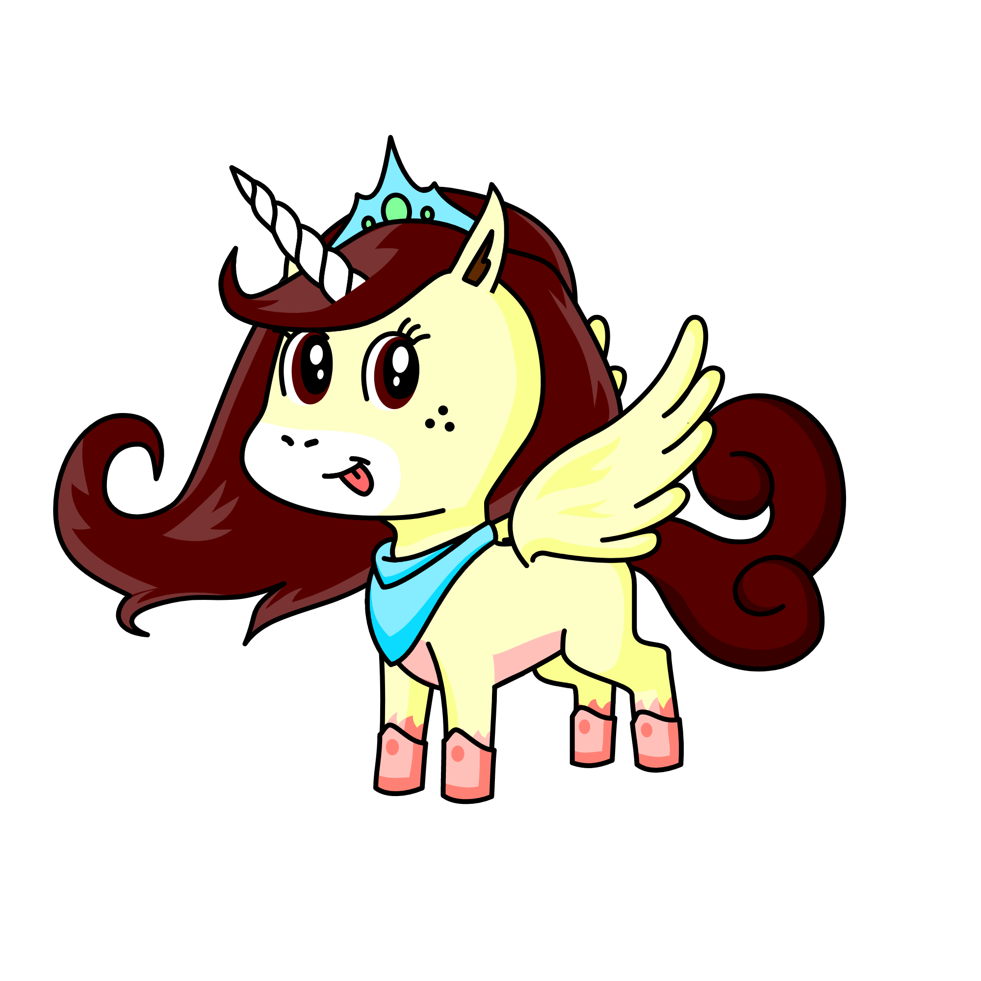 Ashley, the unicorn