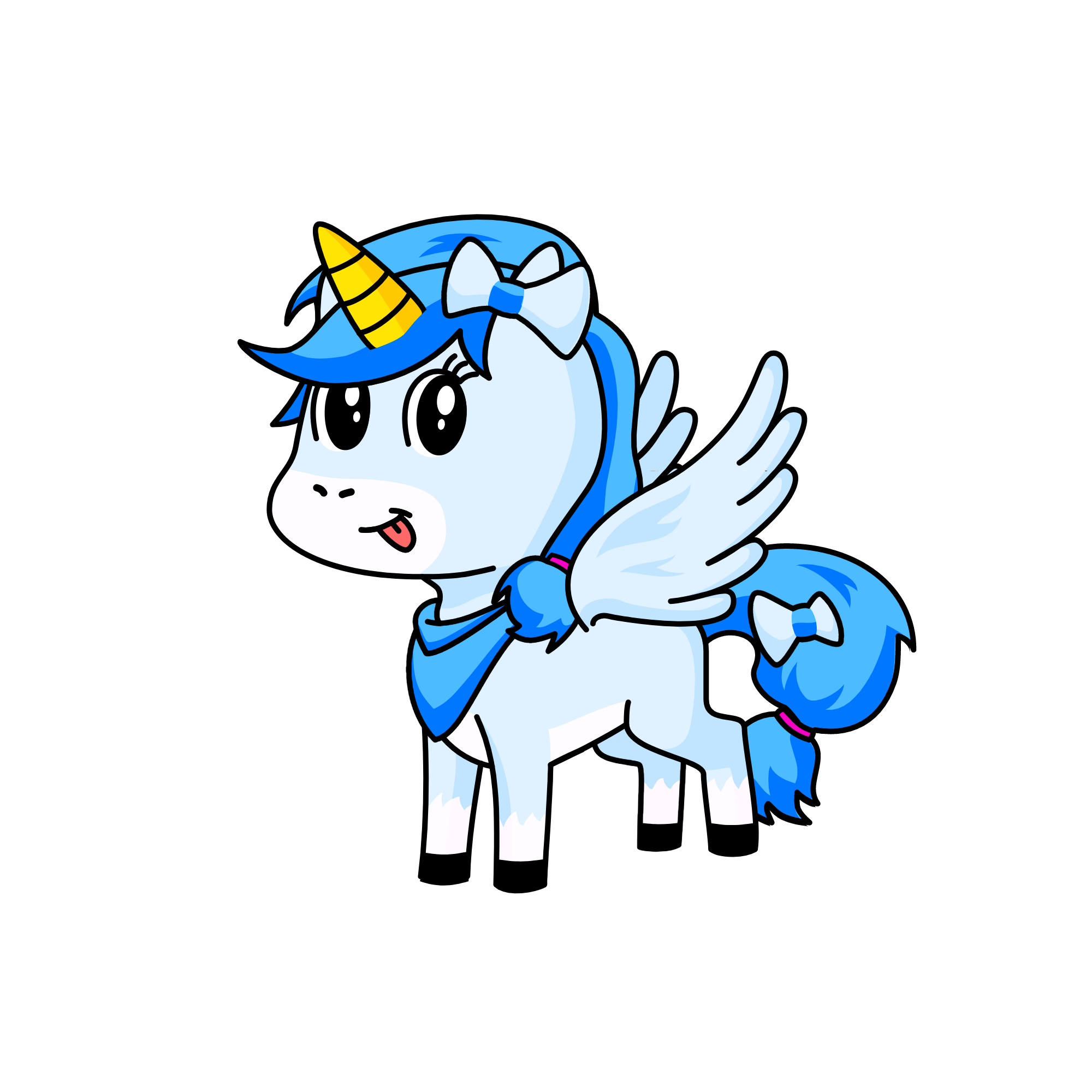 Winter, the unicorn