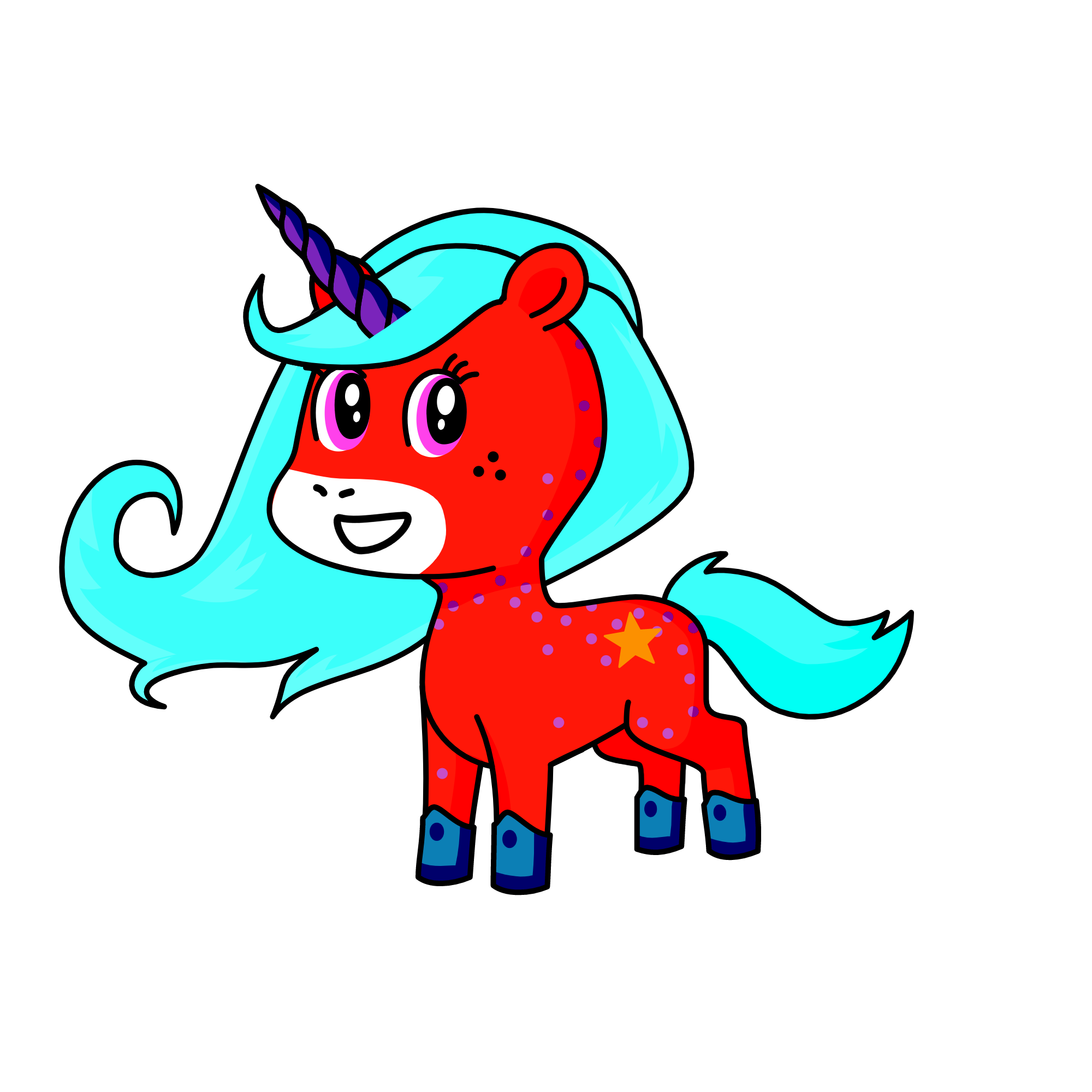 shiny, the unicorn