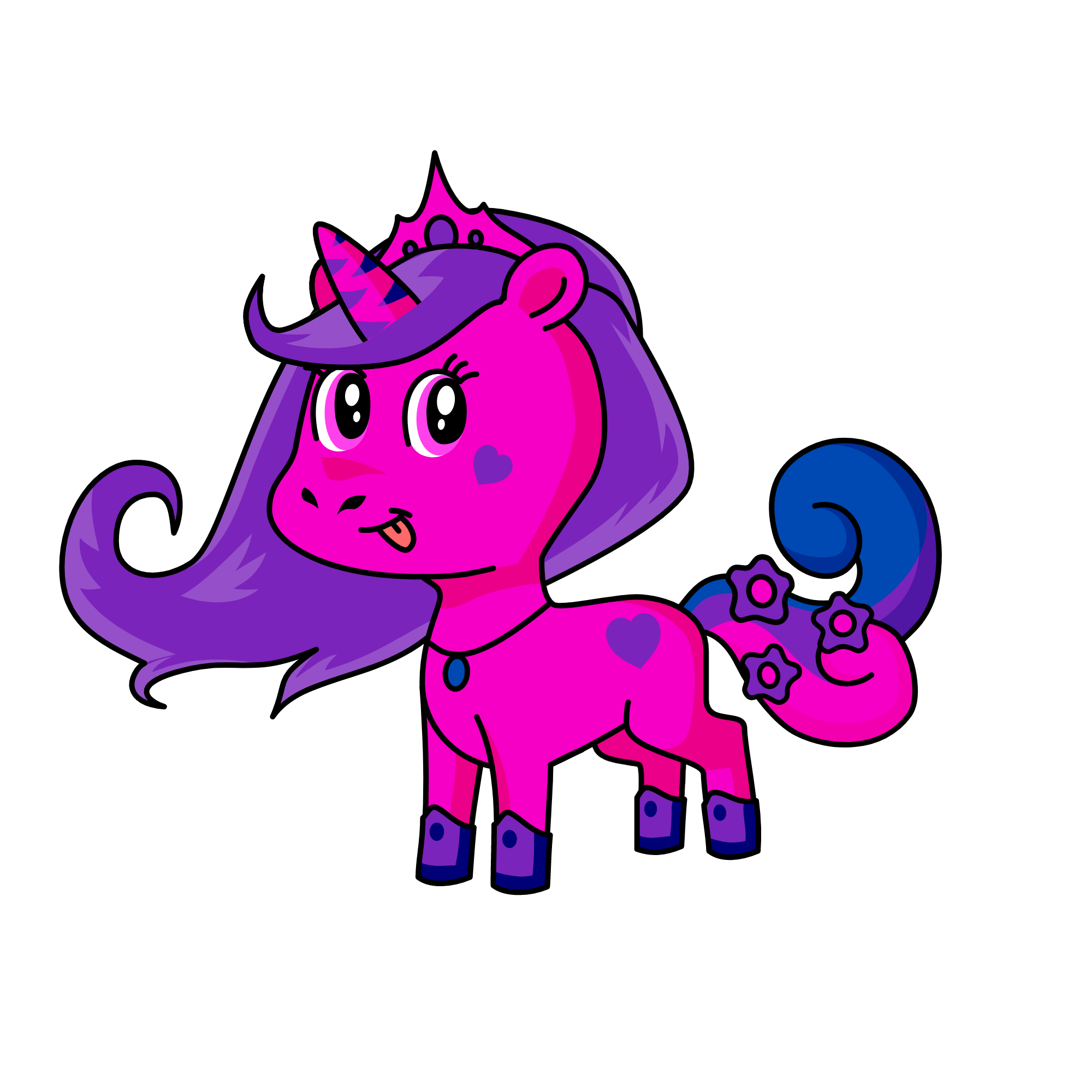 pinky, the unicorn