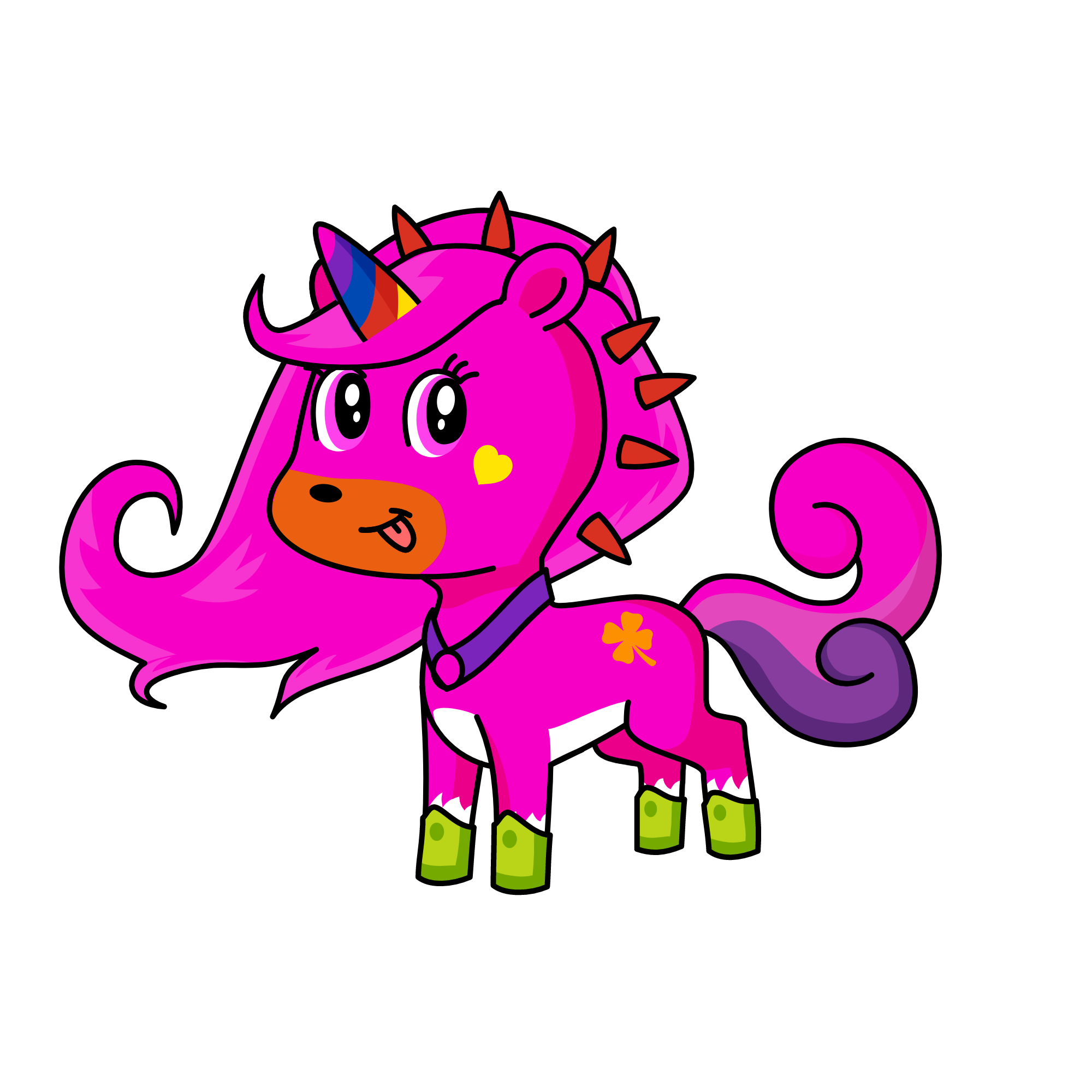 spikey, the unicorn