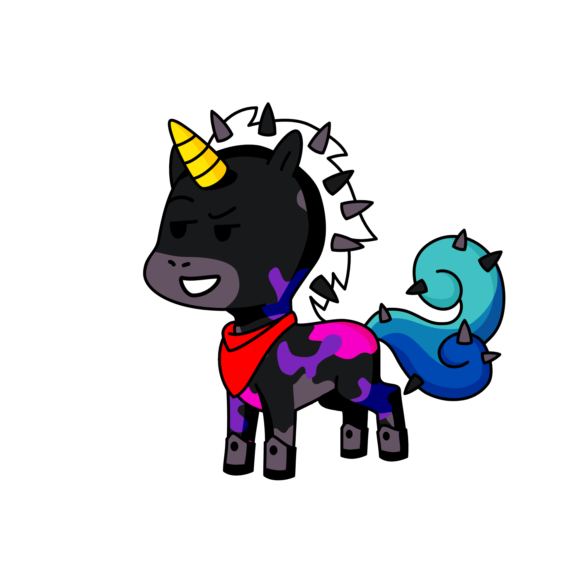 Camo, the unicorn