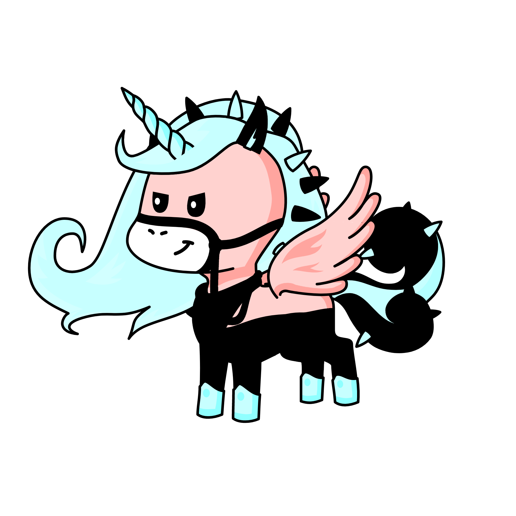 Mistress of Darkness, the unicorn