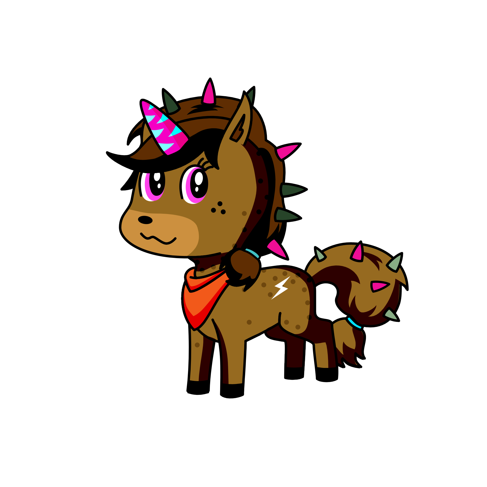 rainbow butt sparkle, the unicorn