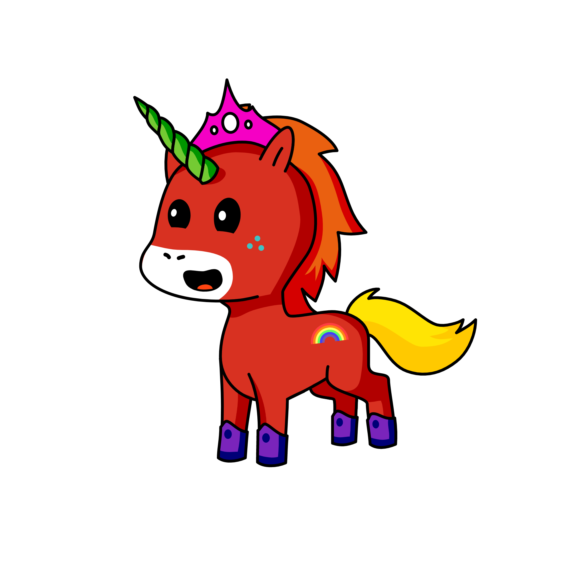d, the unicorn