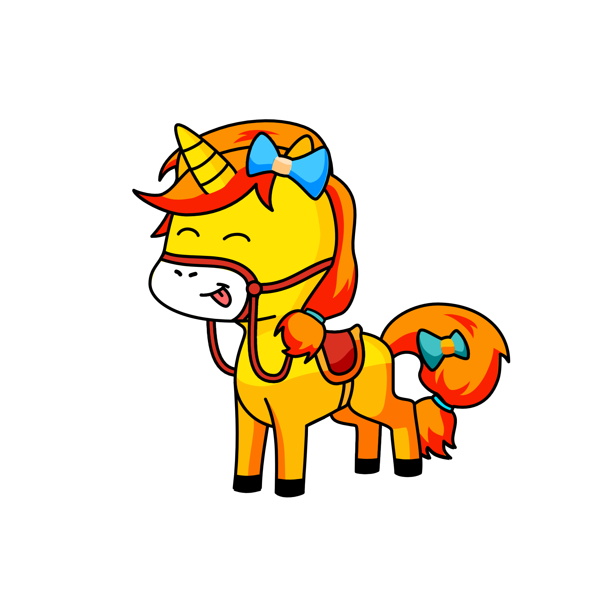 Hotty, the unicorn