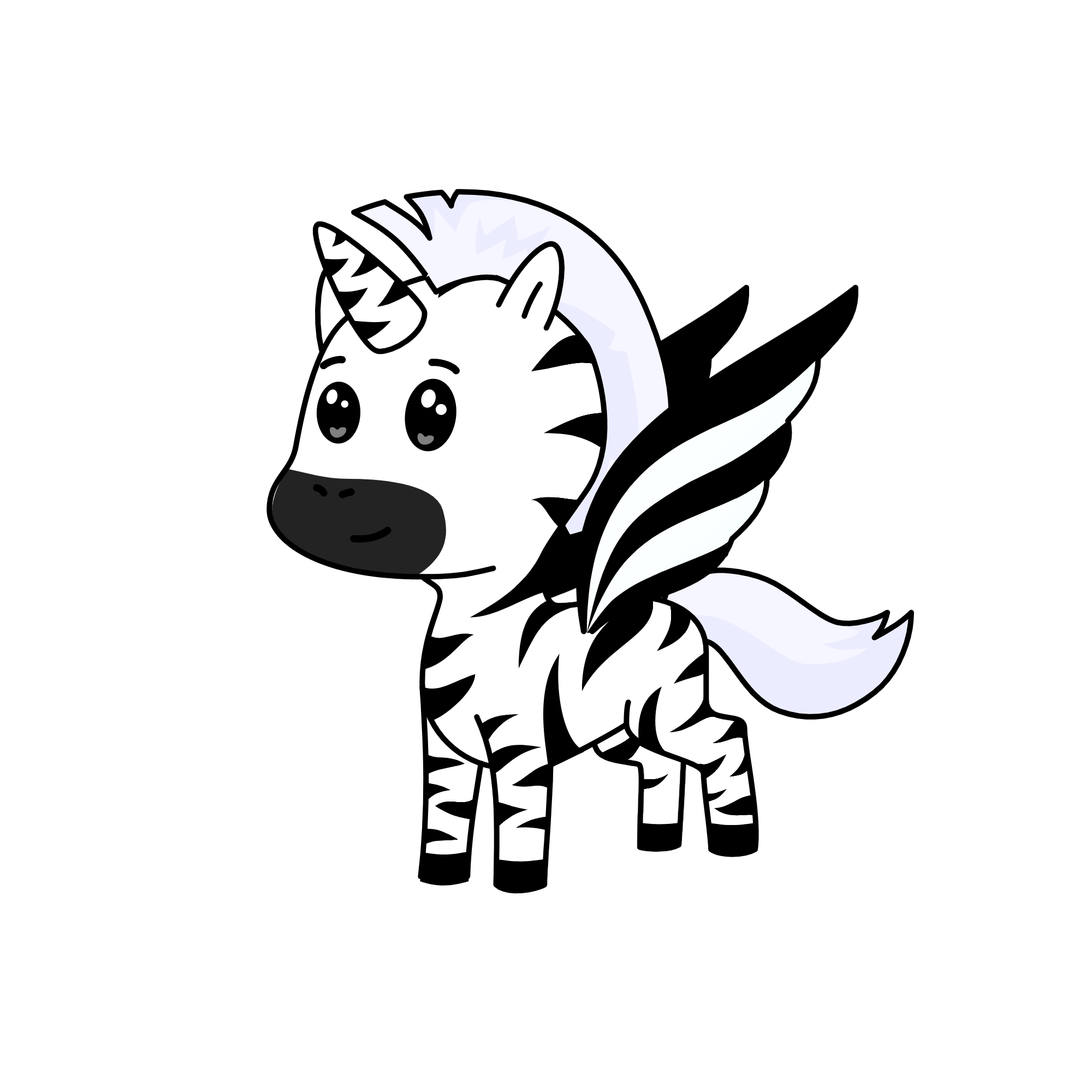 Zebracorn, the unicorn