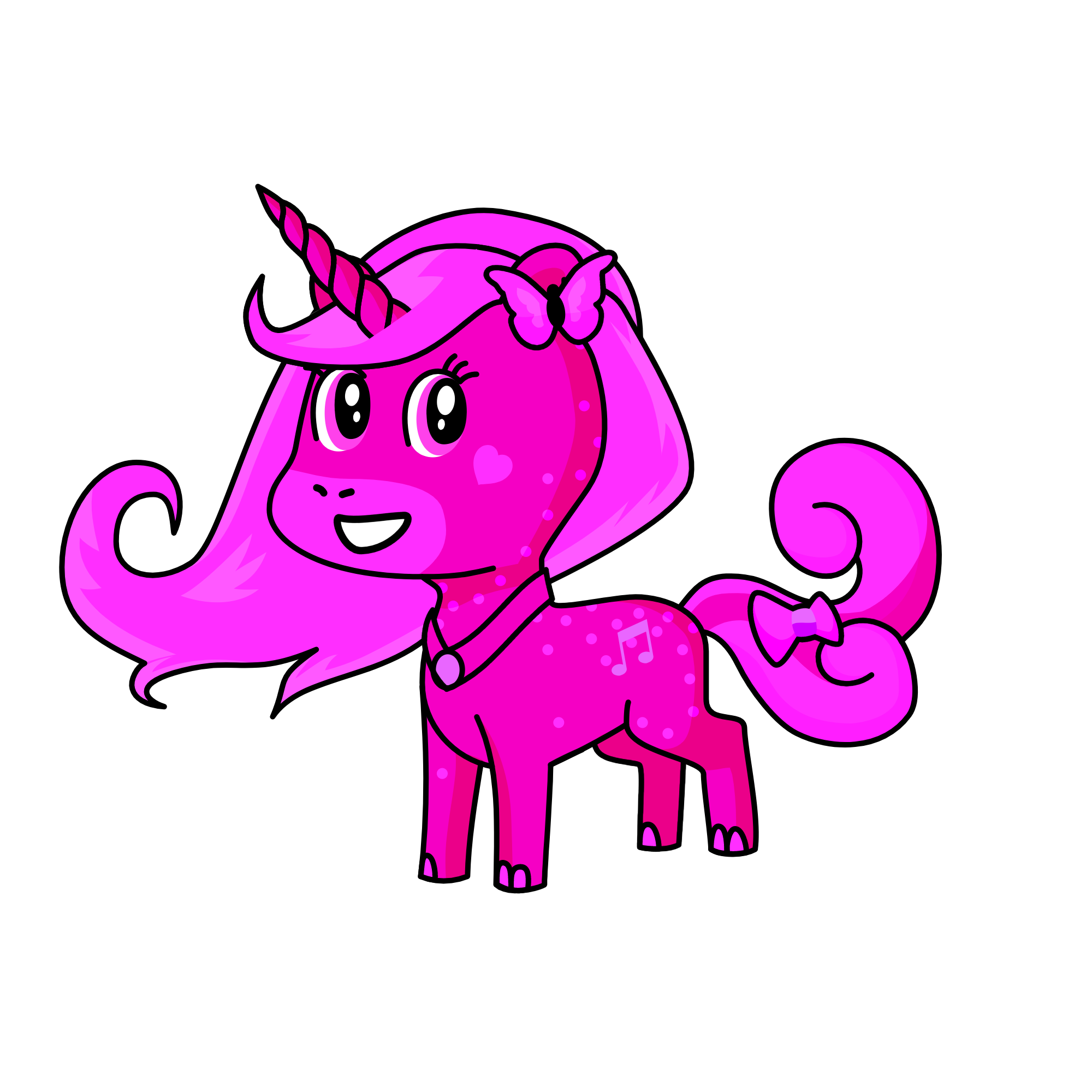 pinky, the unicorn