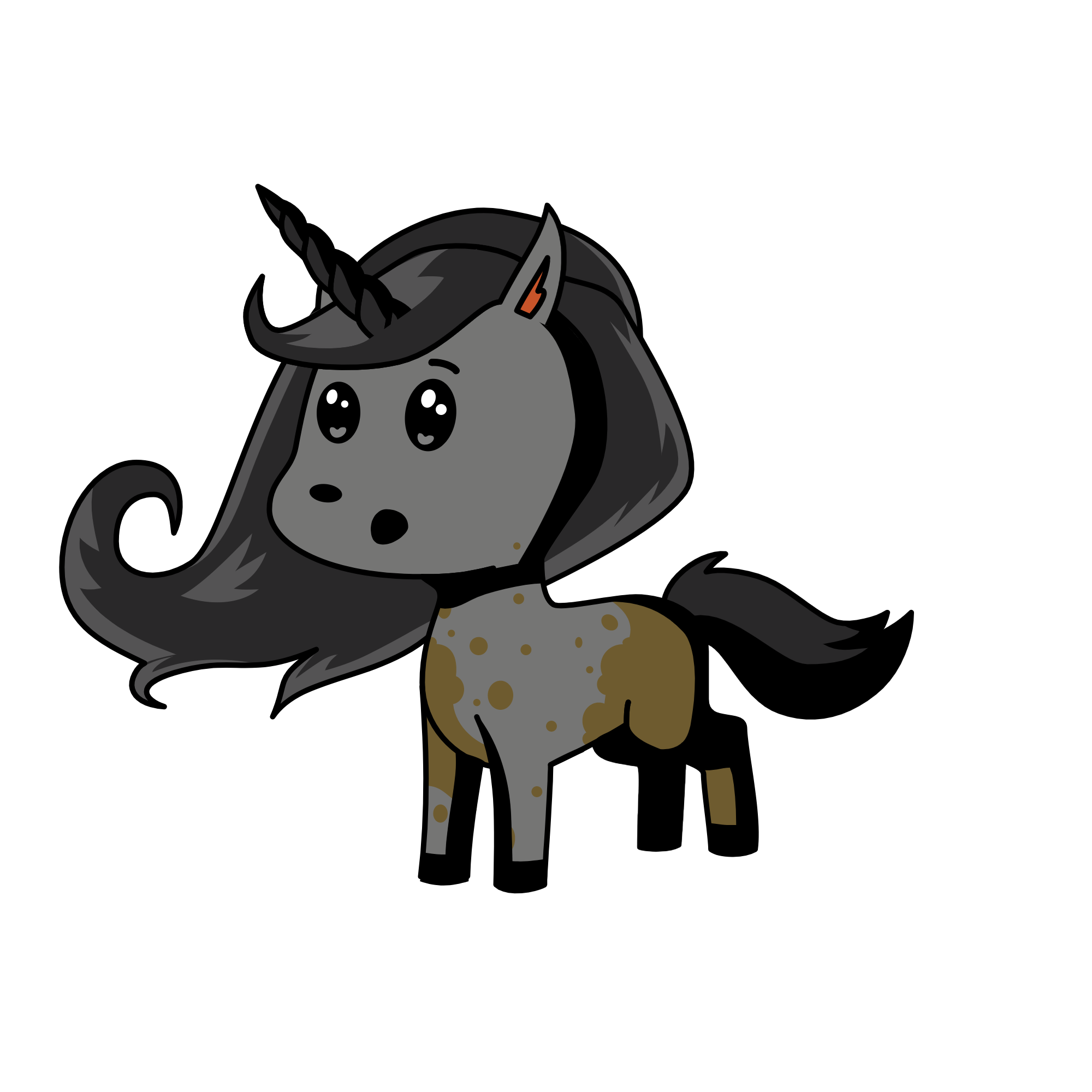 dertty wolf, the unicorn