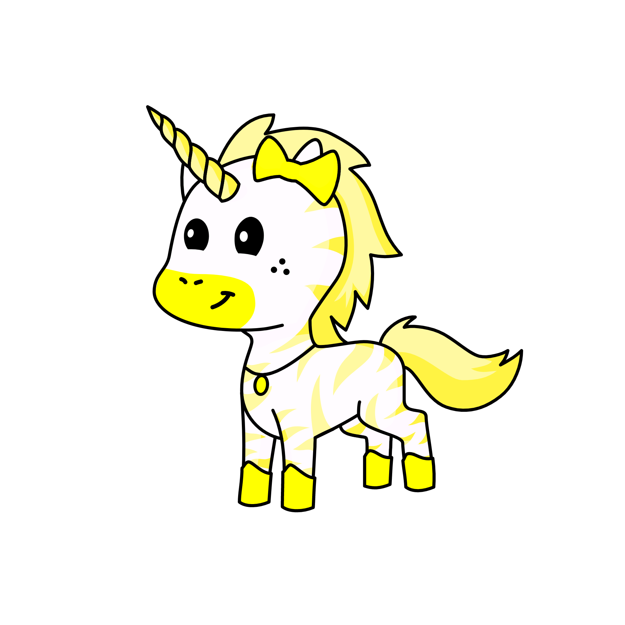 Goldy, the unicorn