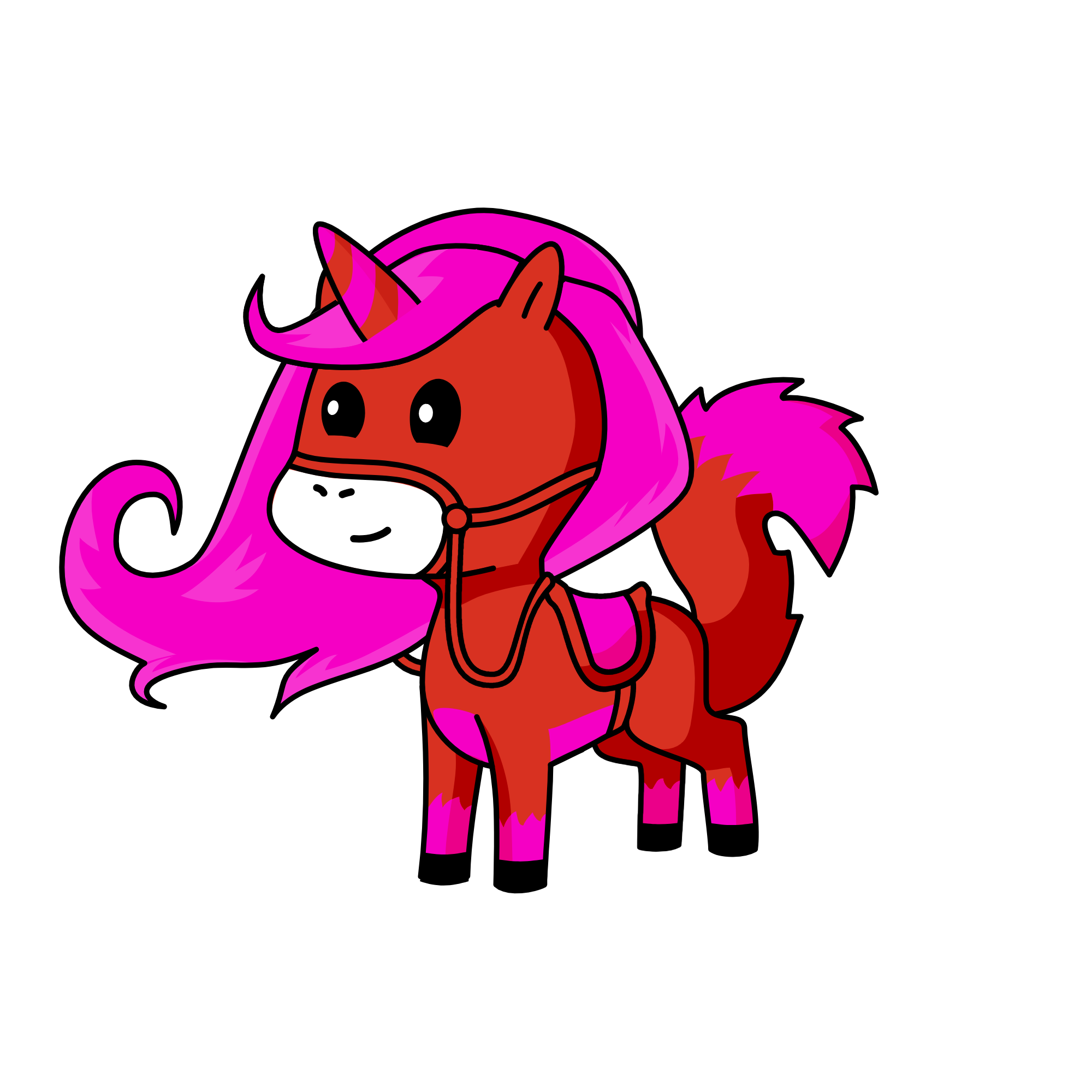 Redink, the unicorn