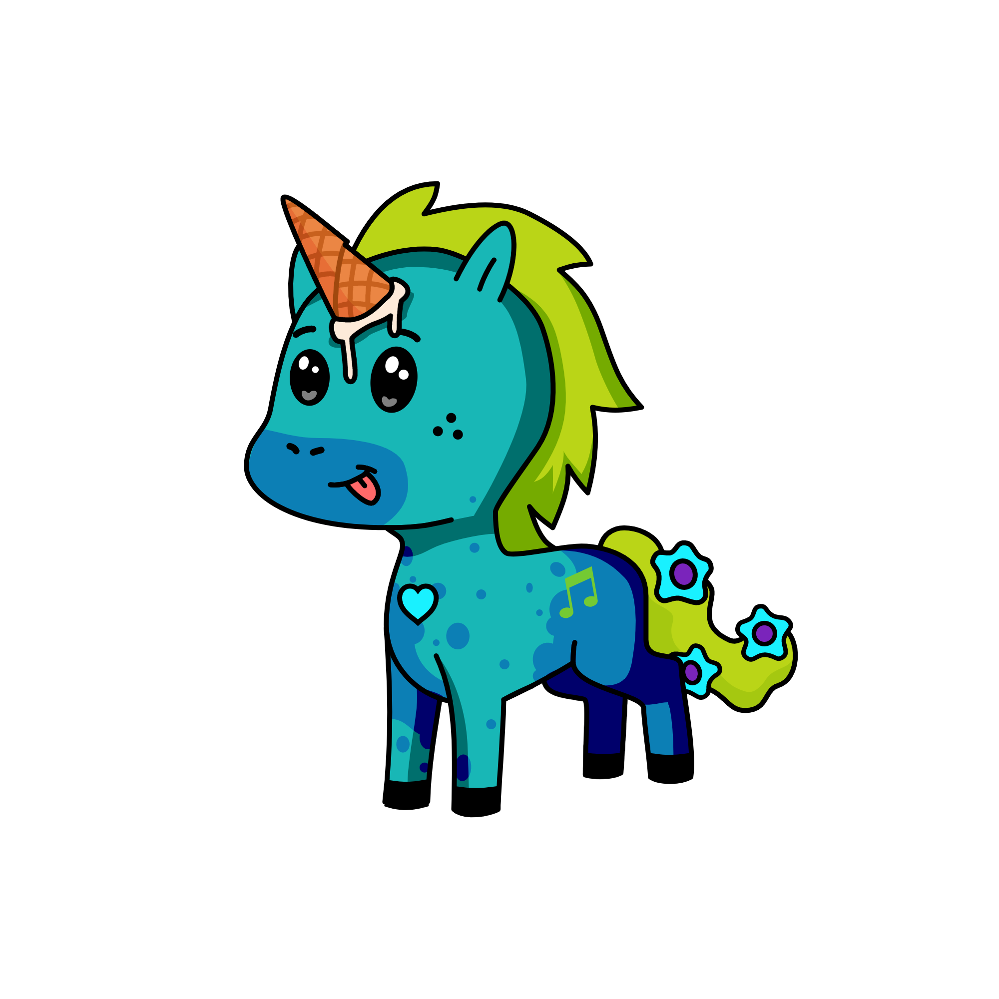 Mossy, the unicorn