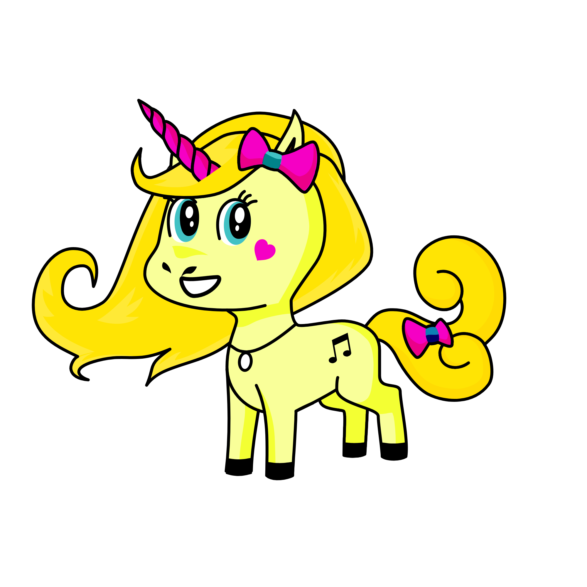 Jojo Siwa as a Unicorn, the unicorn