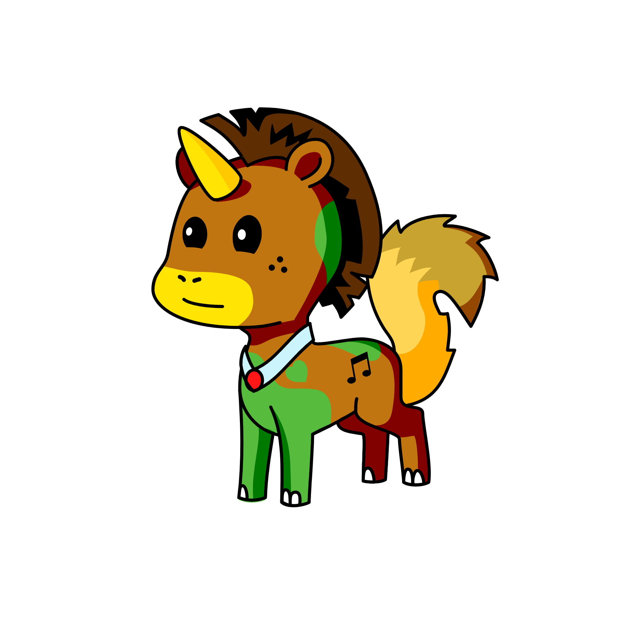 Beatles as a Unicorn, the unicorn