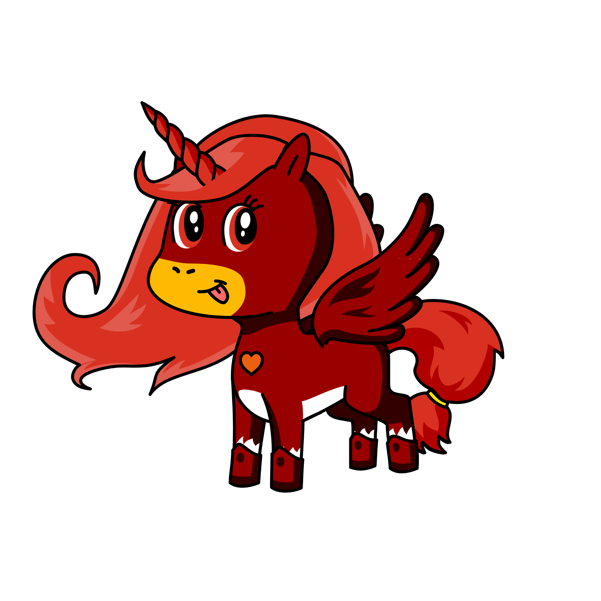 Redie, the unicorn