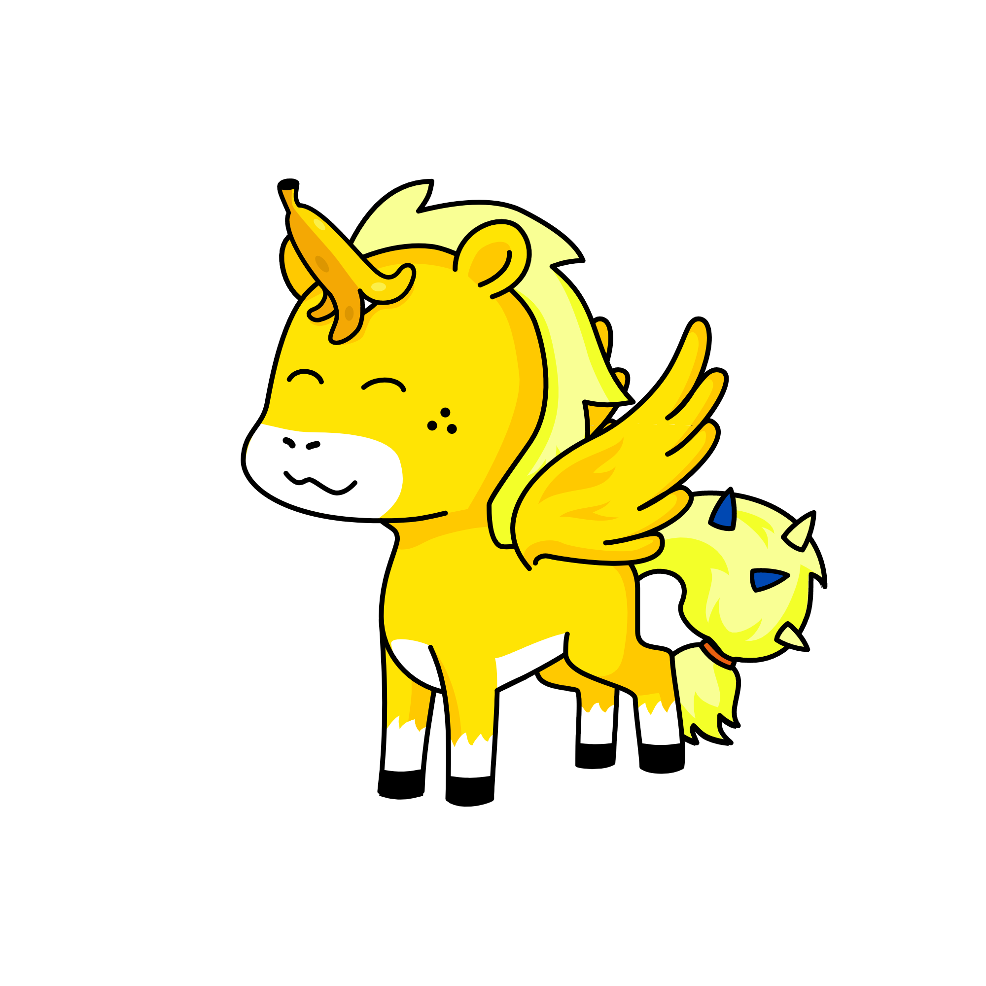 yellowien, the unicorn