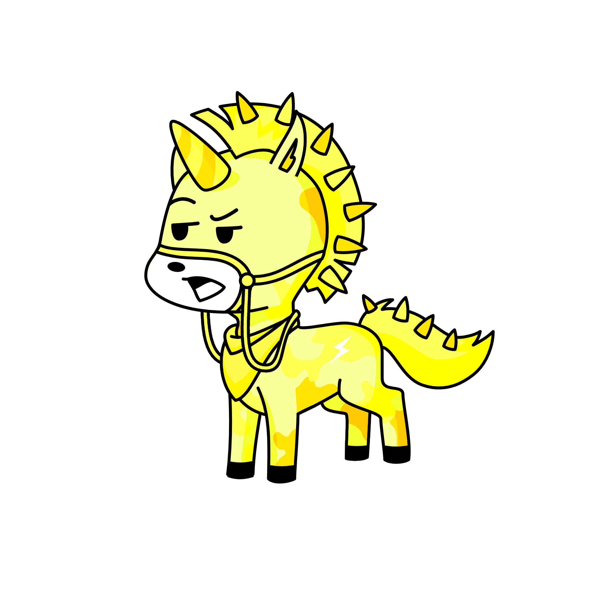 🧡golden uin🧡, the unicorn