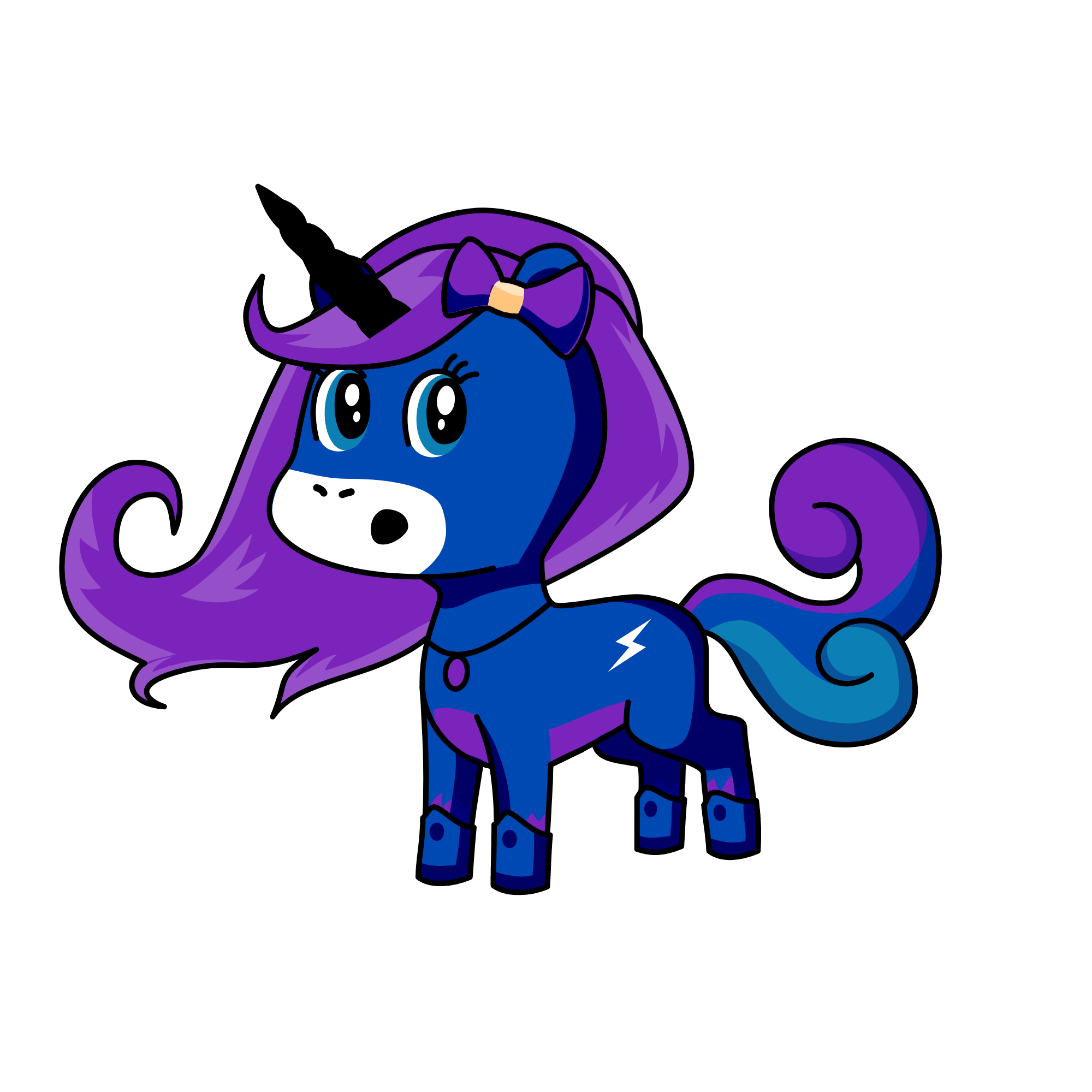 princes Luna, the unicorn