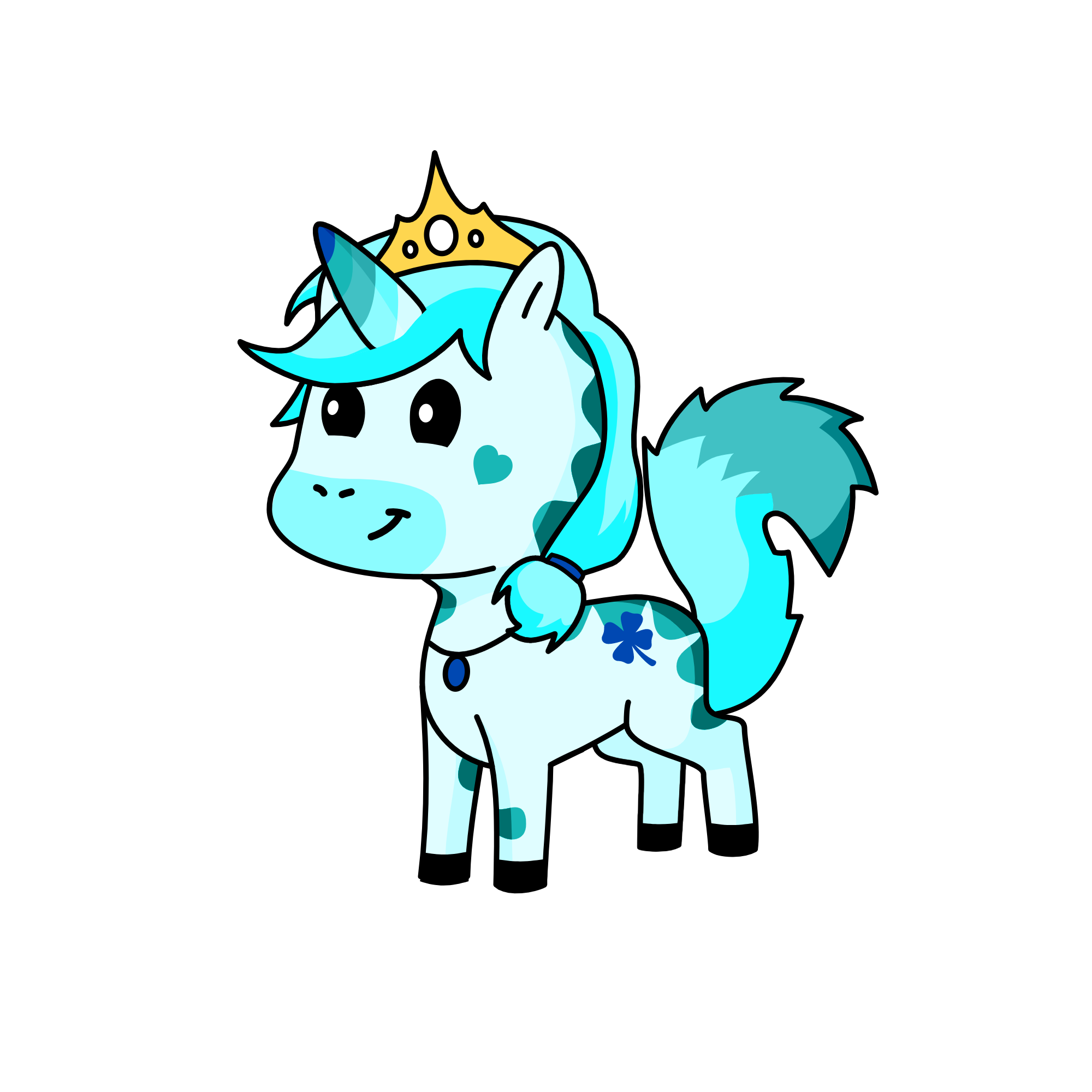 Snow sparkle, the unicorn