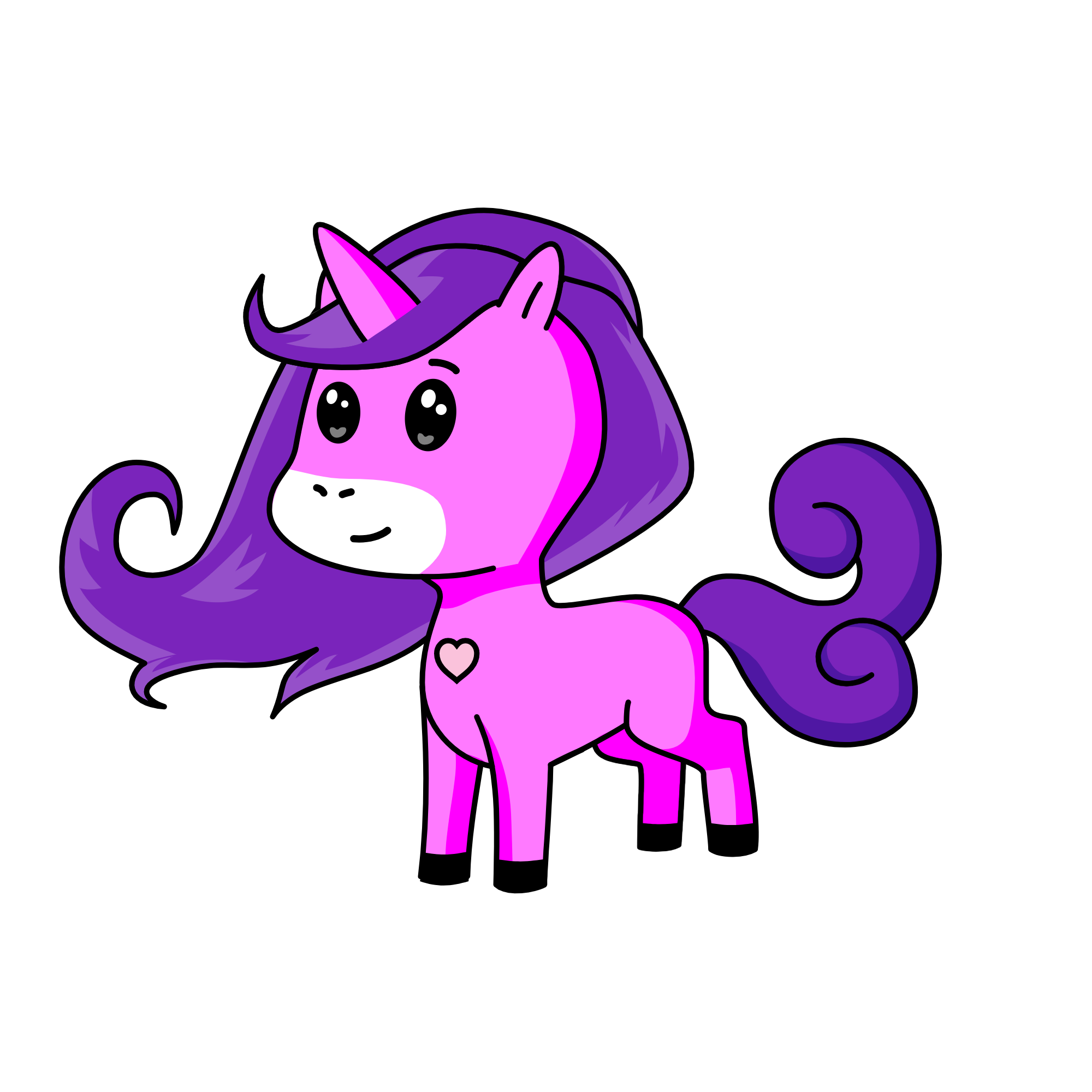candy Heart, the unicorn