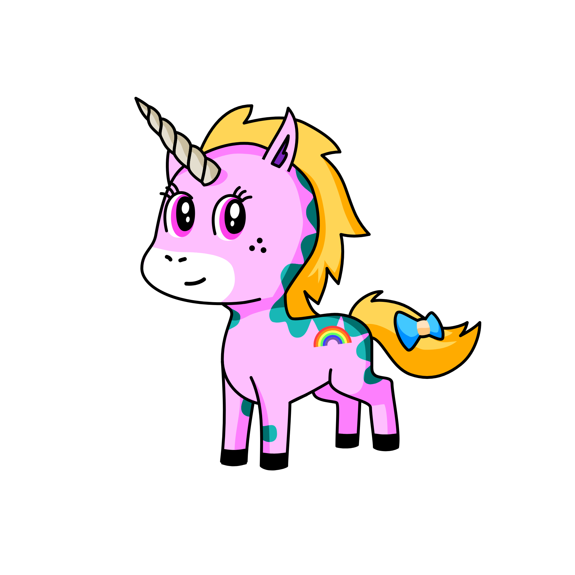pinky, the unicorn