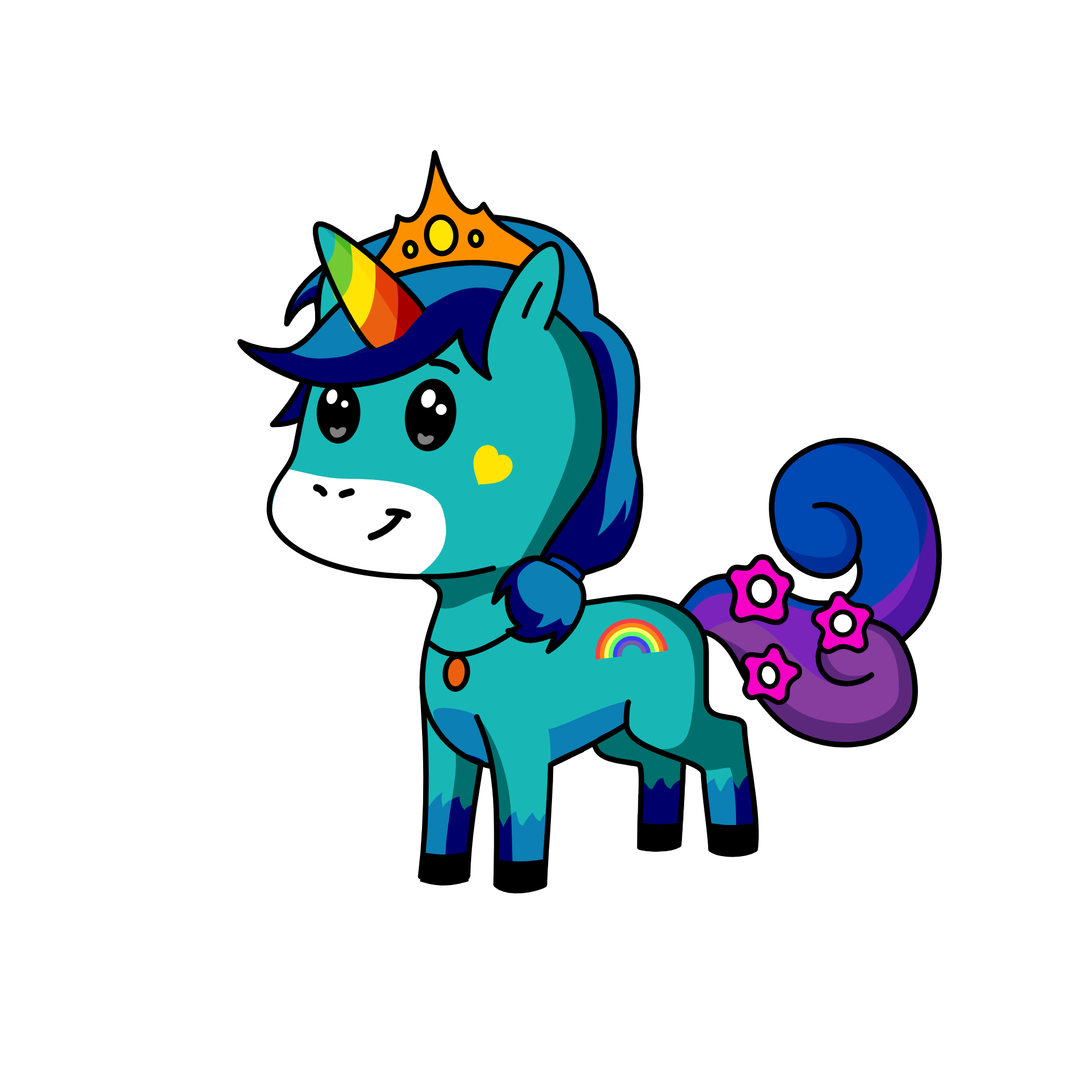 snowbluey, the unicorn