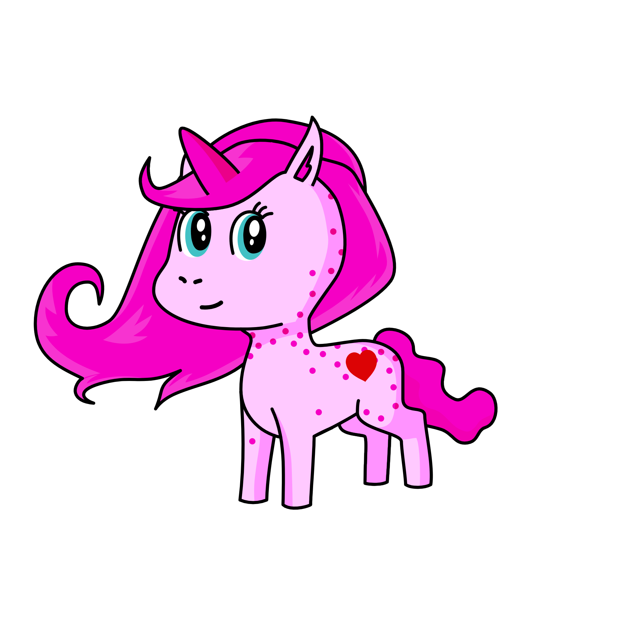Pinkie pie, the unicorn