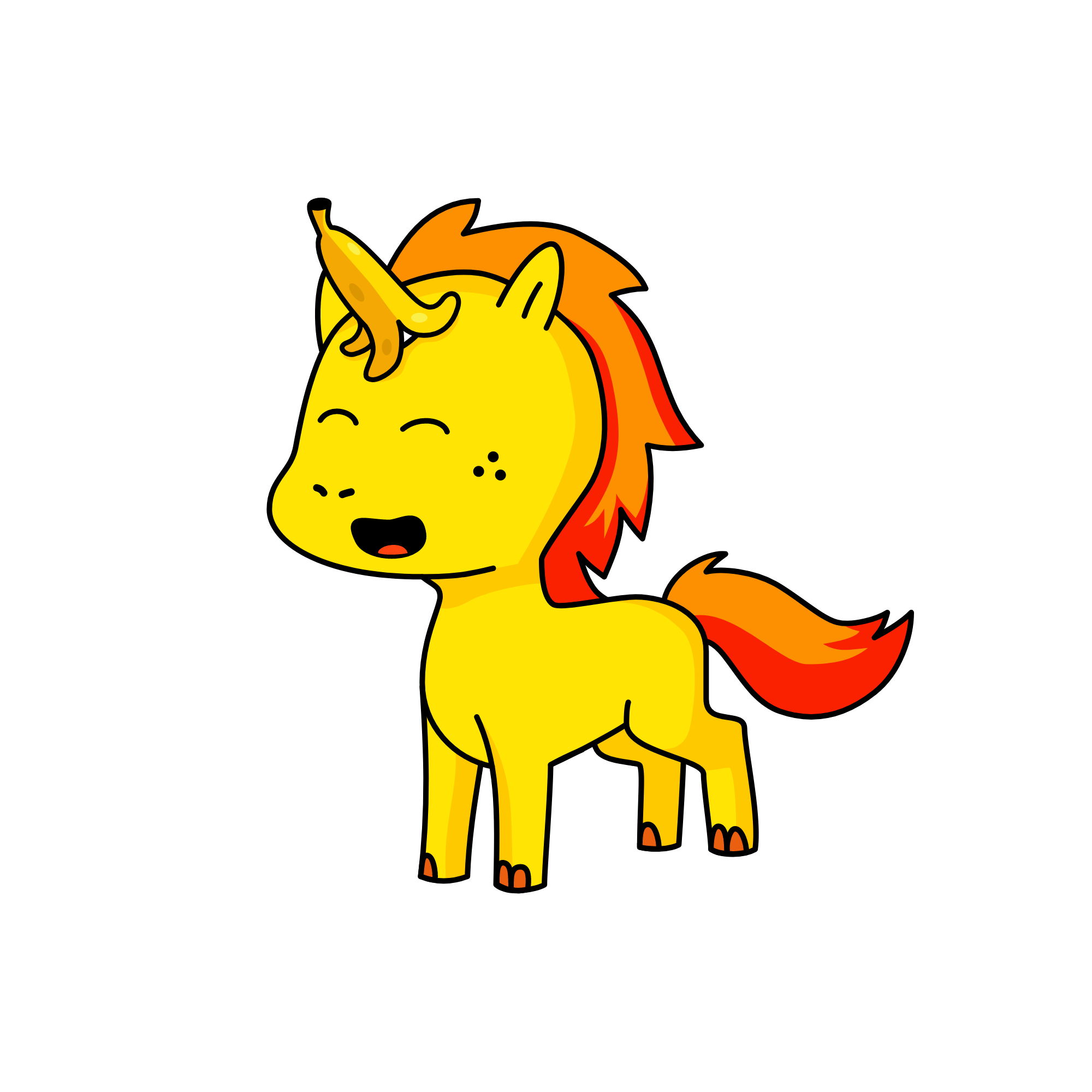 Banana, the unicorn