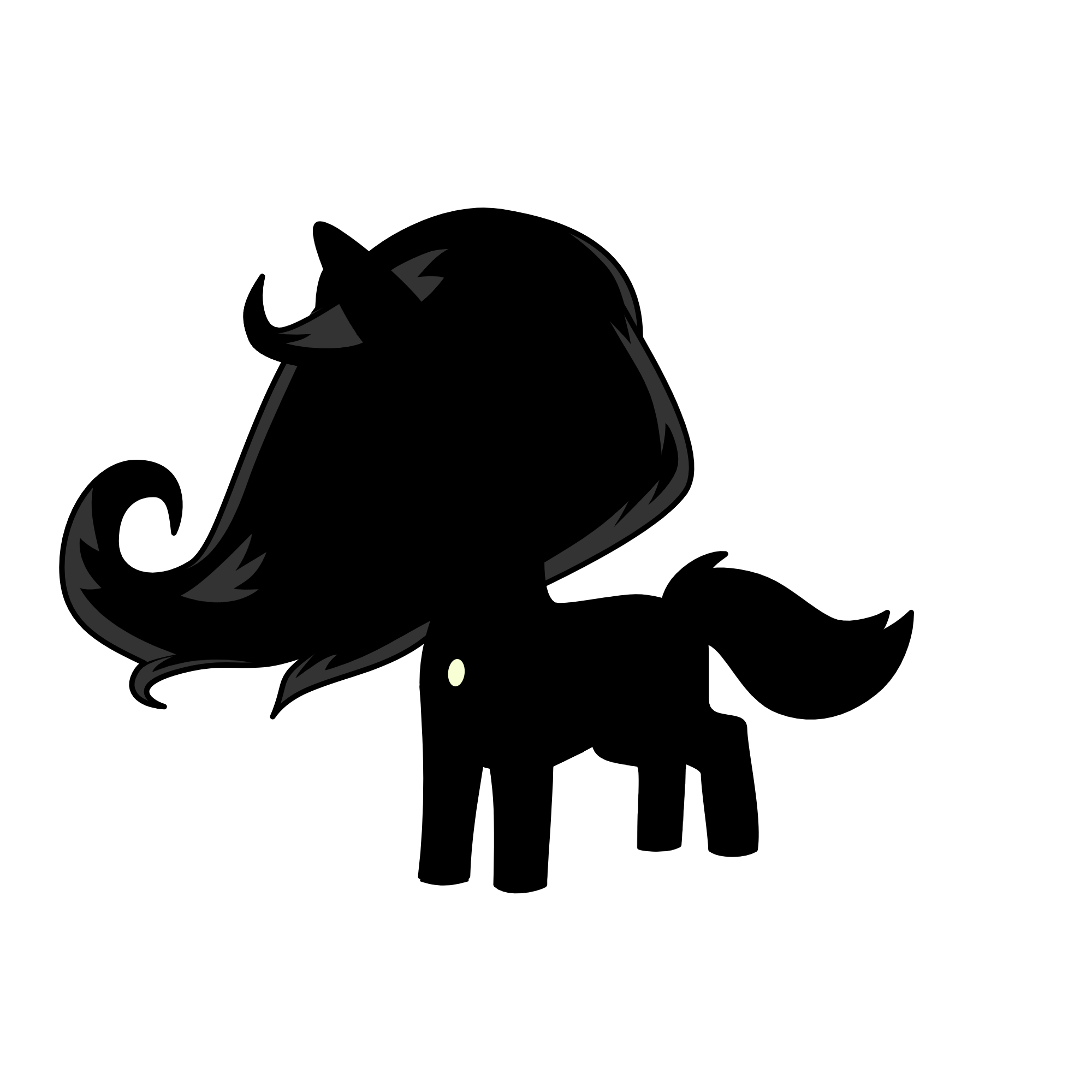 Dark, the unicorn