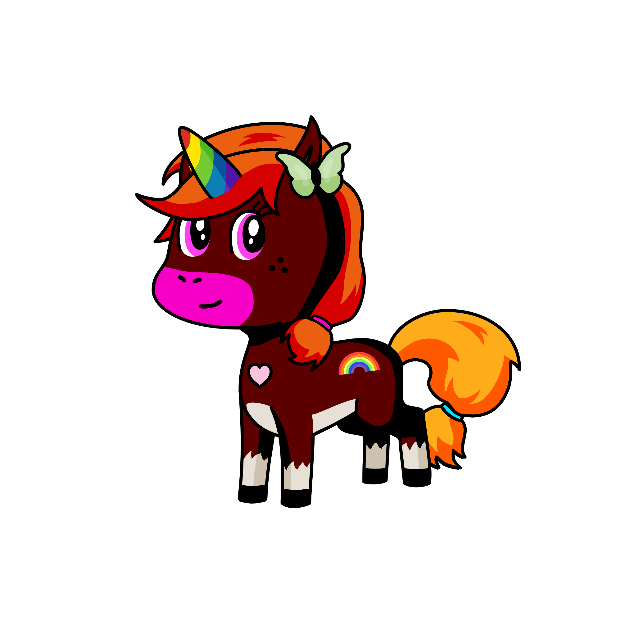 ло, the unicorn
