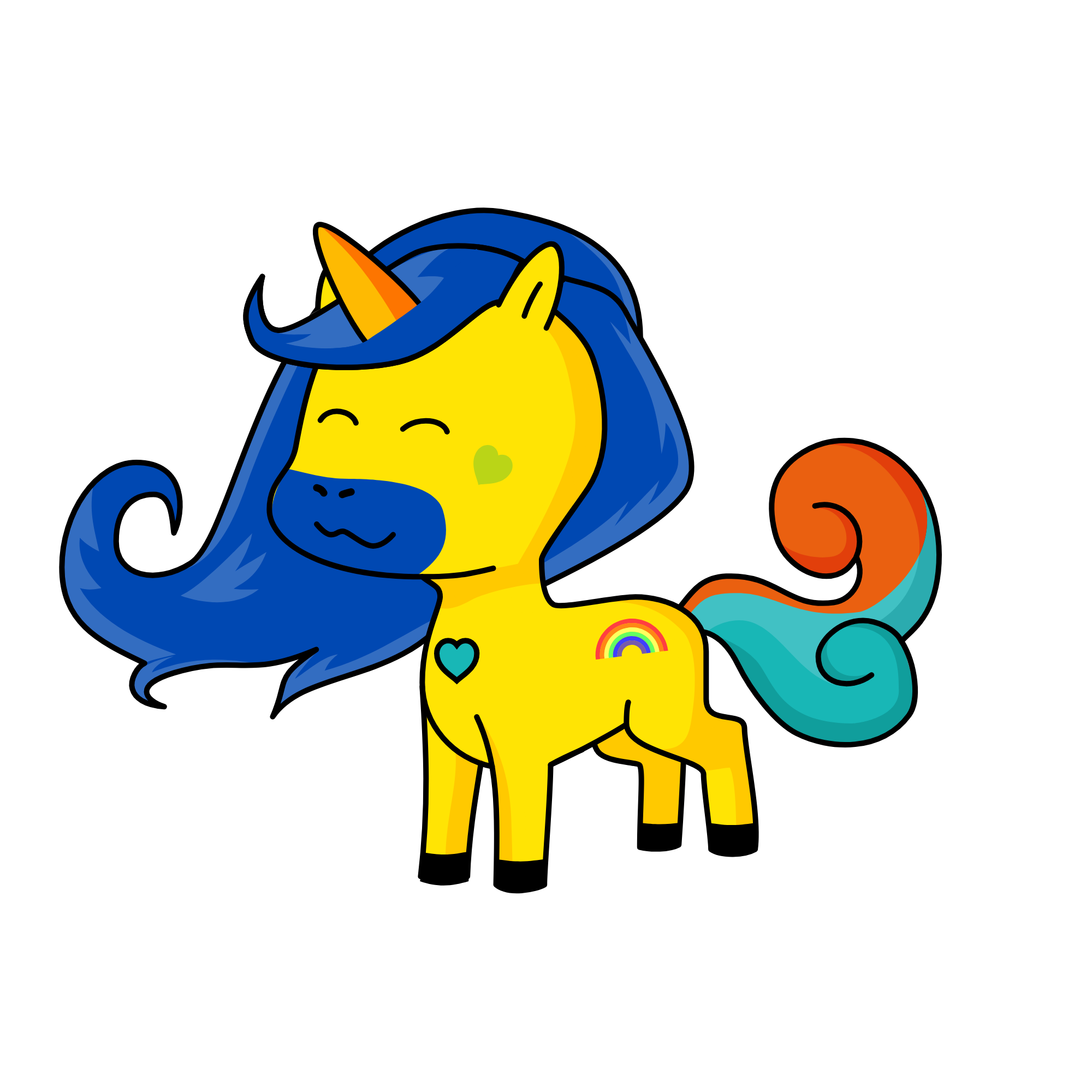 Please enter a name..., the unicorn