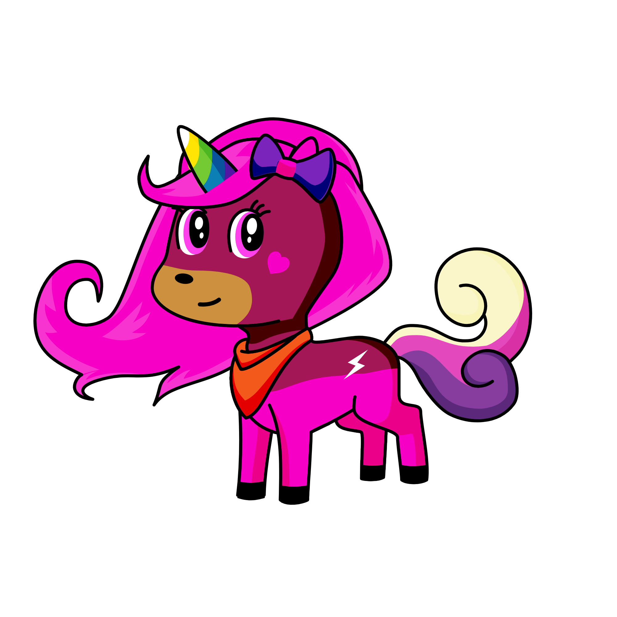 zig zag, the unicorn