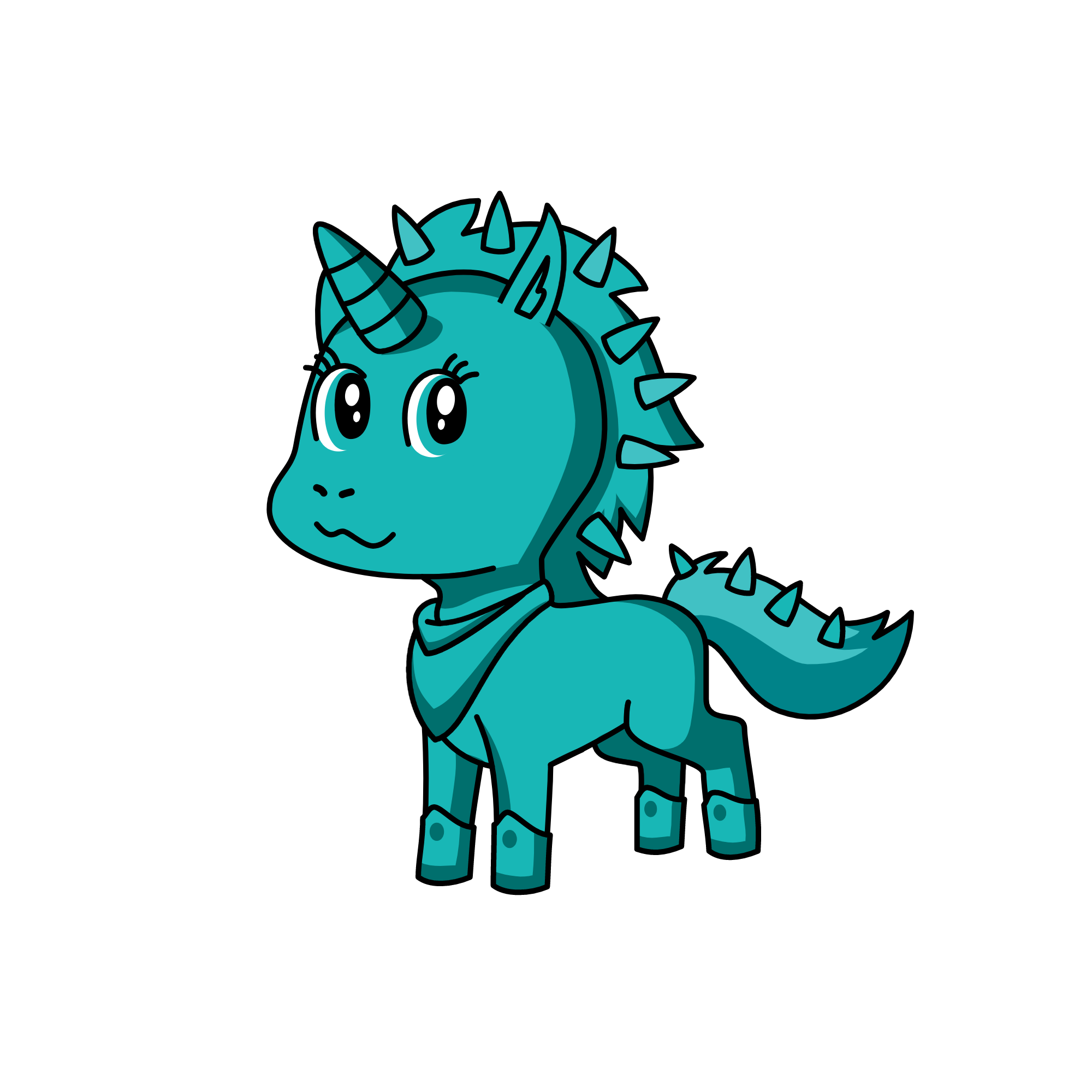 1 color........, the unicorn